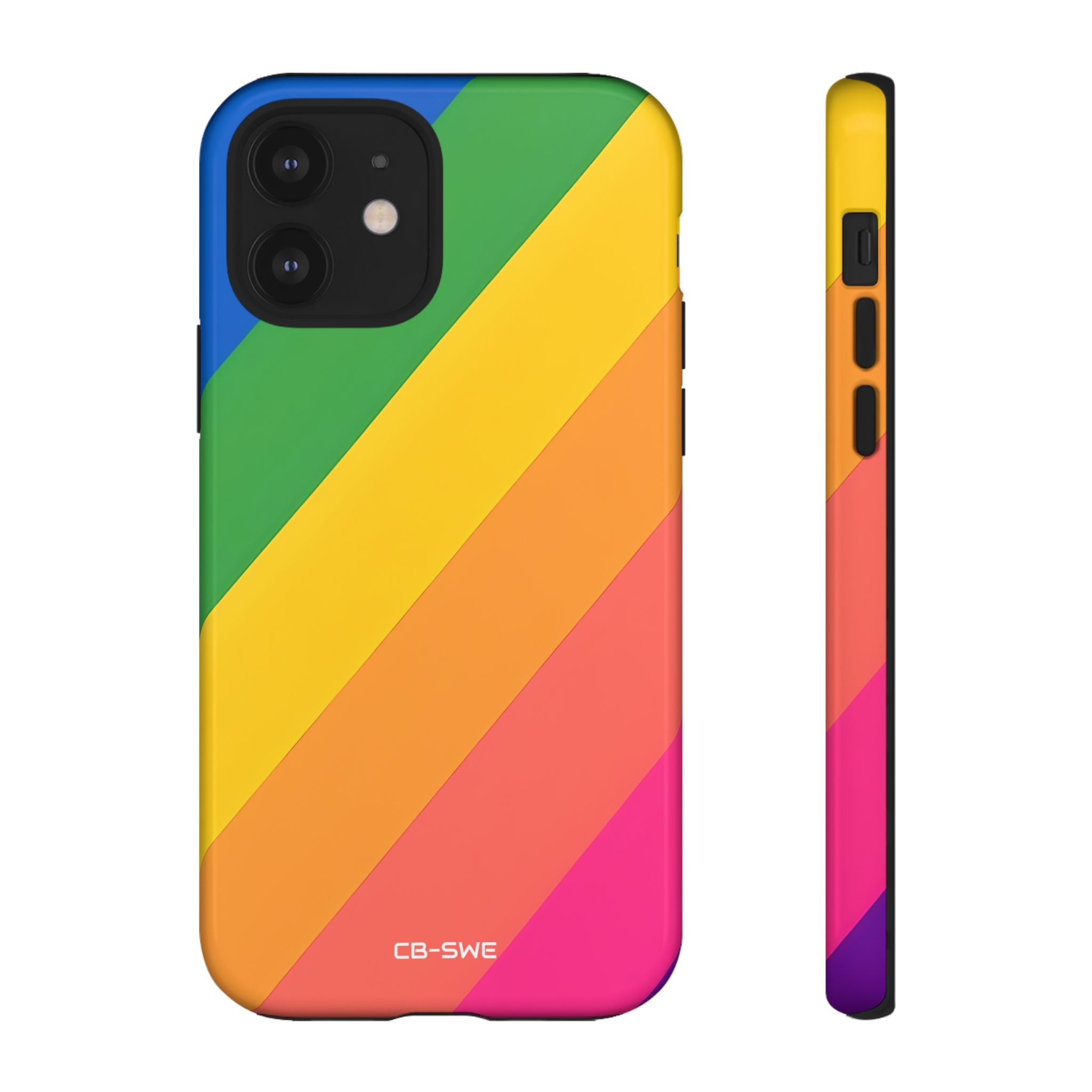 Vibrant Geometric Spectrum - iPhone Case