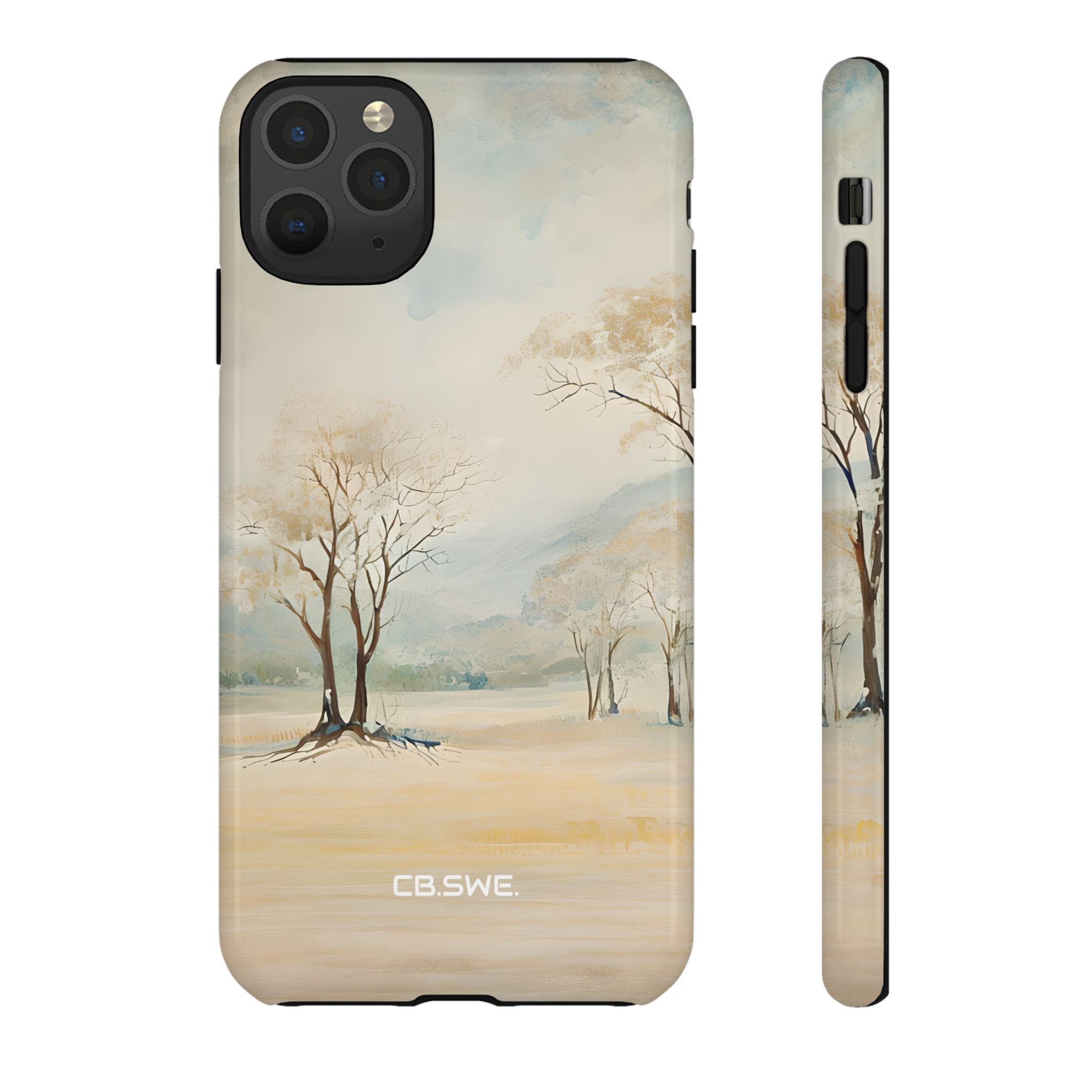 Serene Impressionistic Landscape with Trees iPhone 11 - Tough