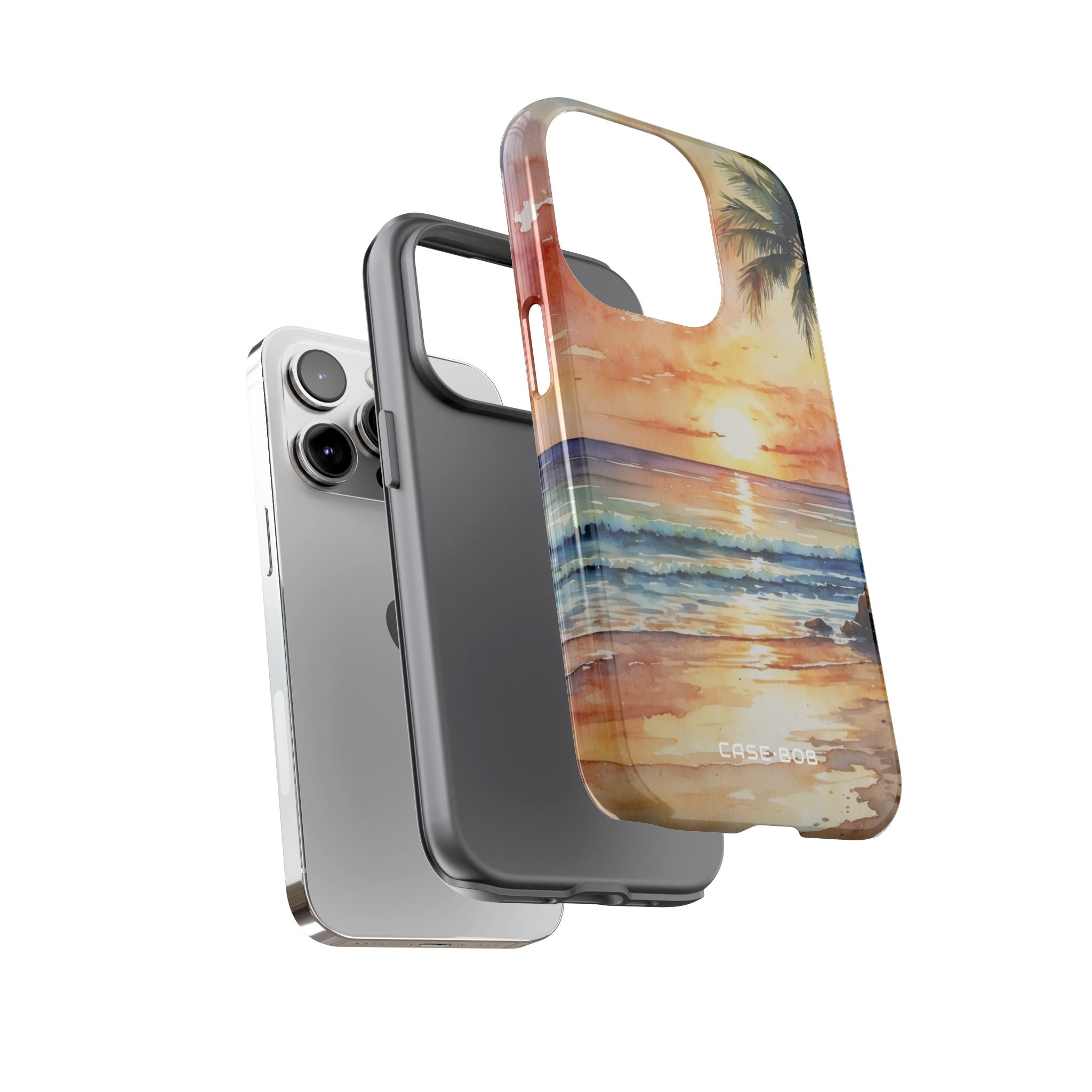 Sunset Palm iPhone 14 Pro Case - Tough