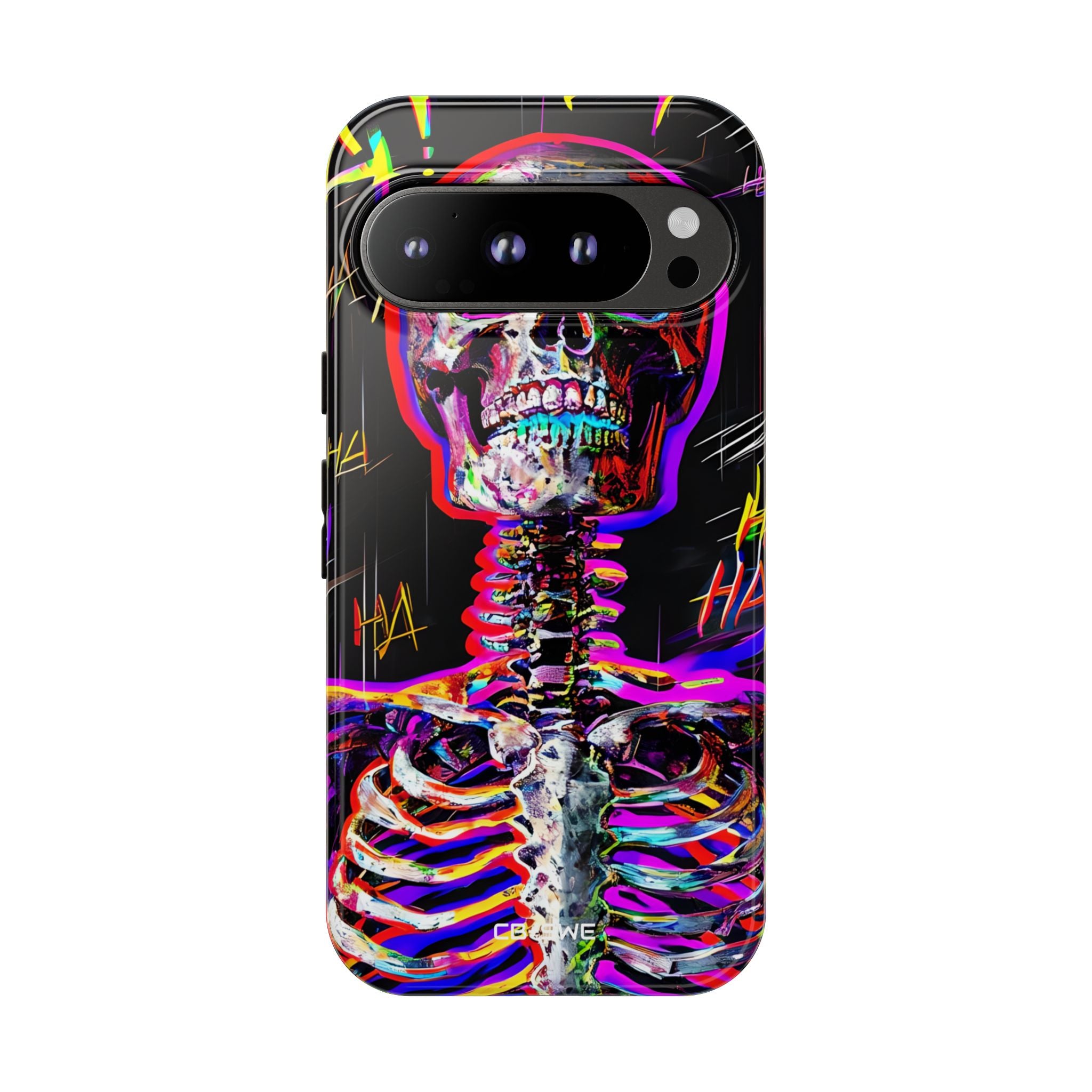 Neon Skeleton Chaos - Google Pixel Case