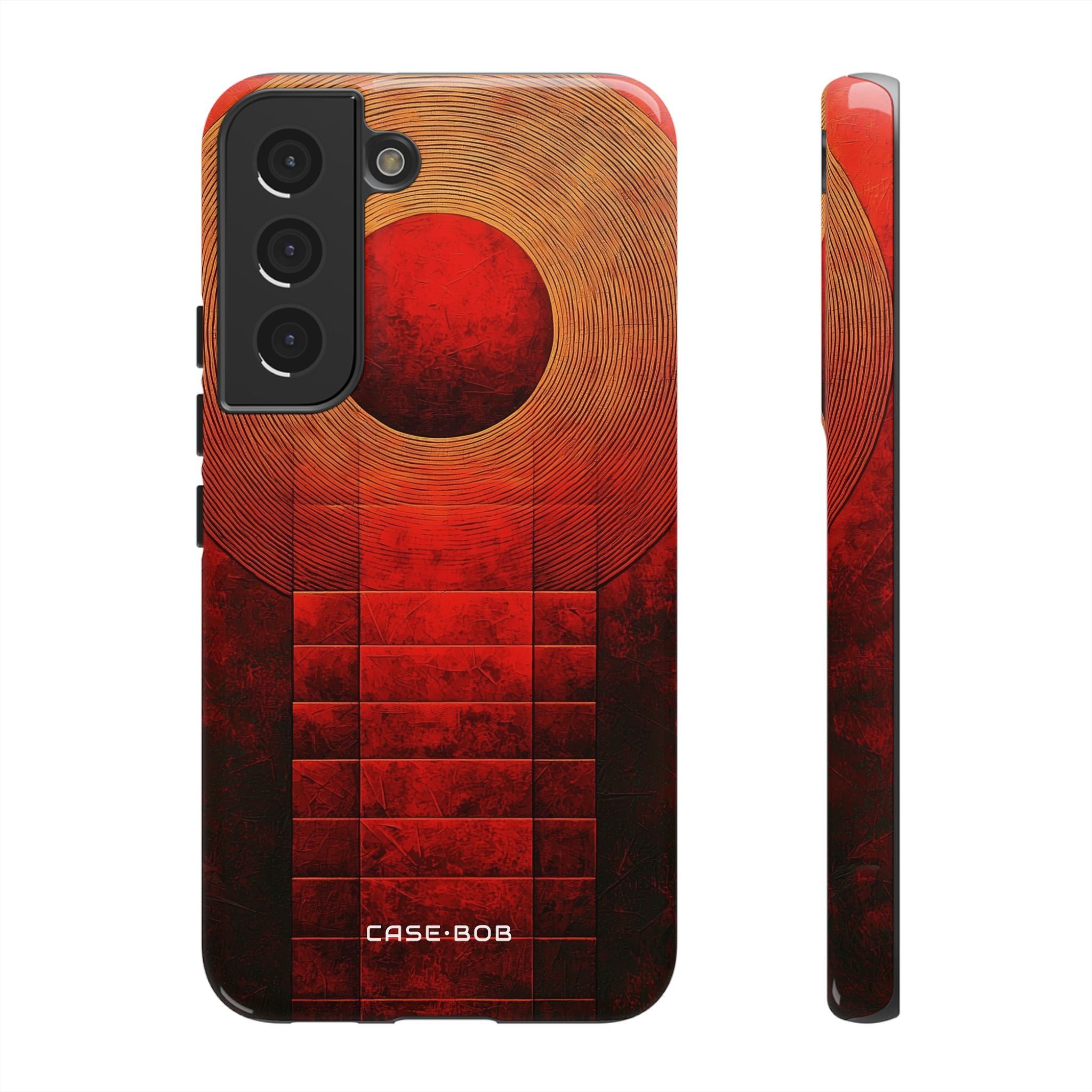 Crimson Orbit Samsung S22 Case - Tough
