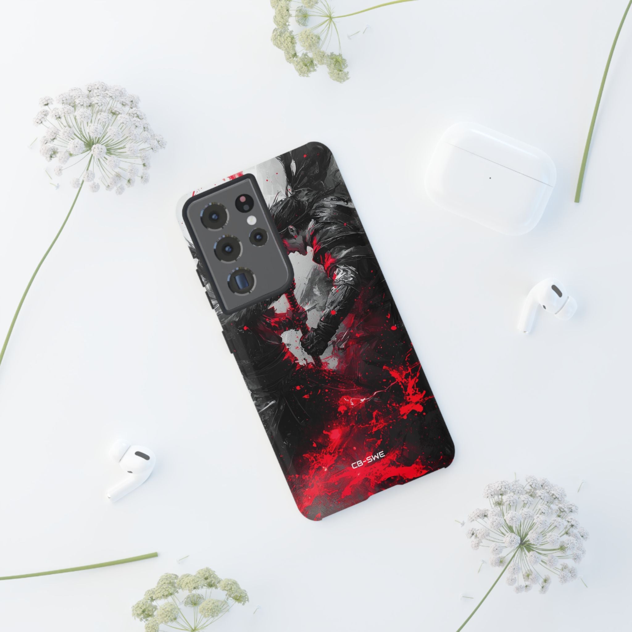 Crimson Blade Clash - Samsung Case