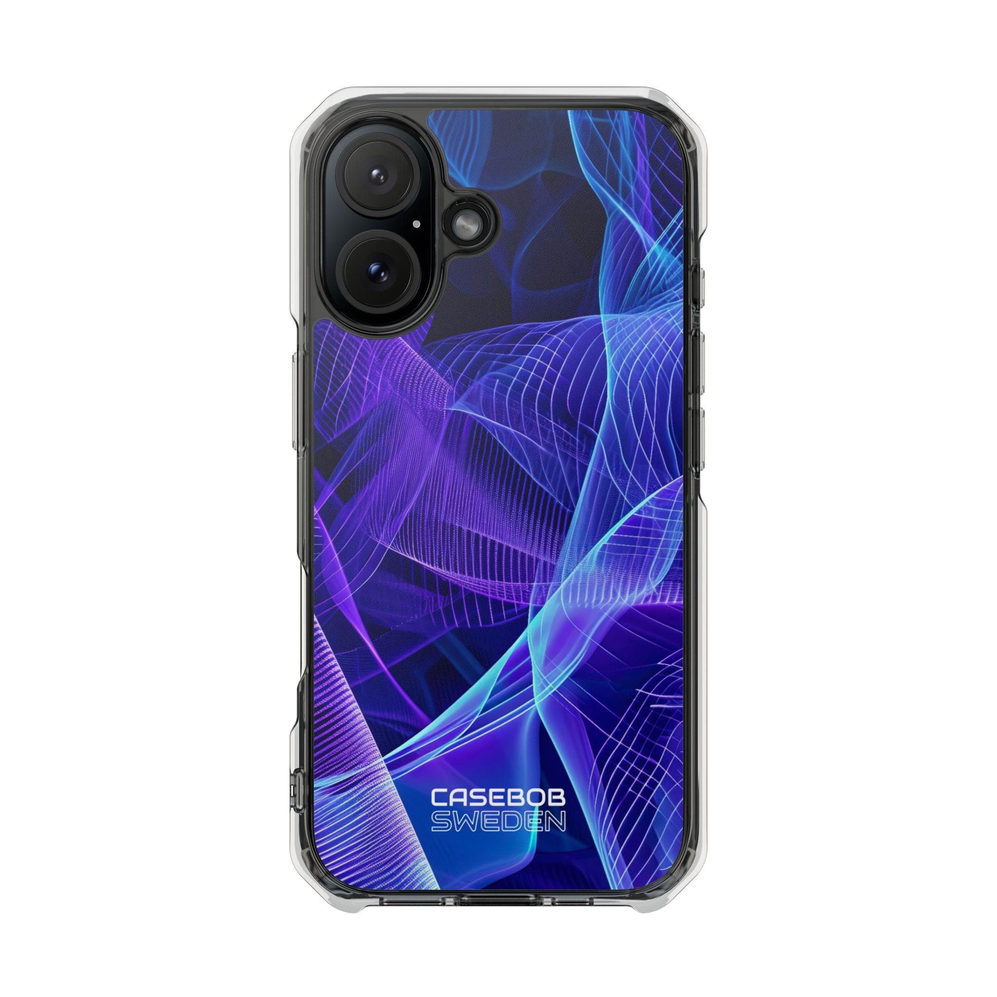 Electric Waveforms iPhone 16 - Impact Clear+
