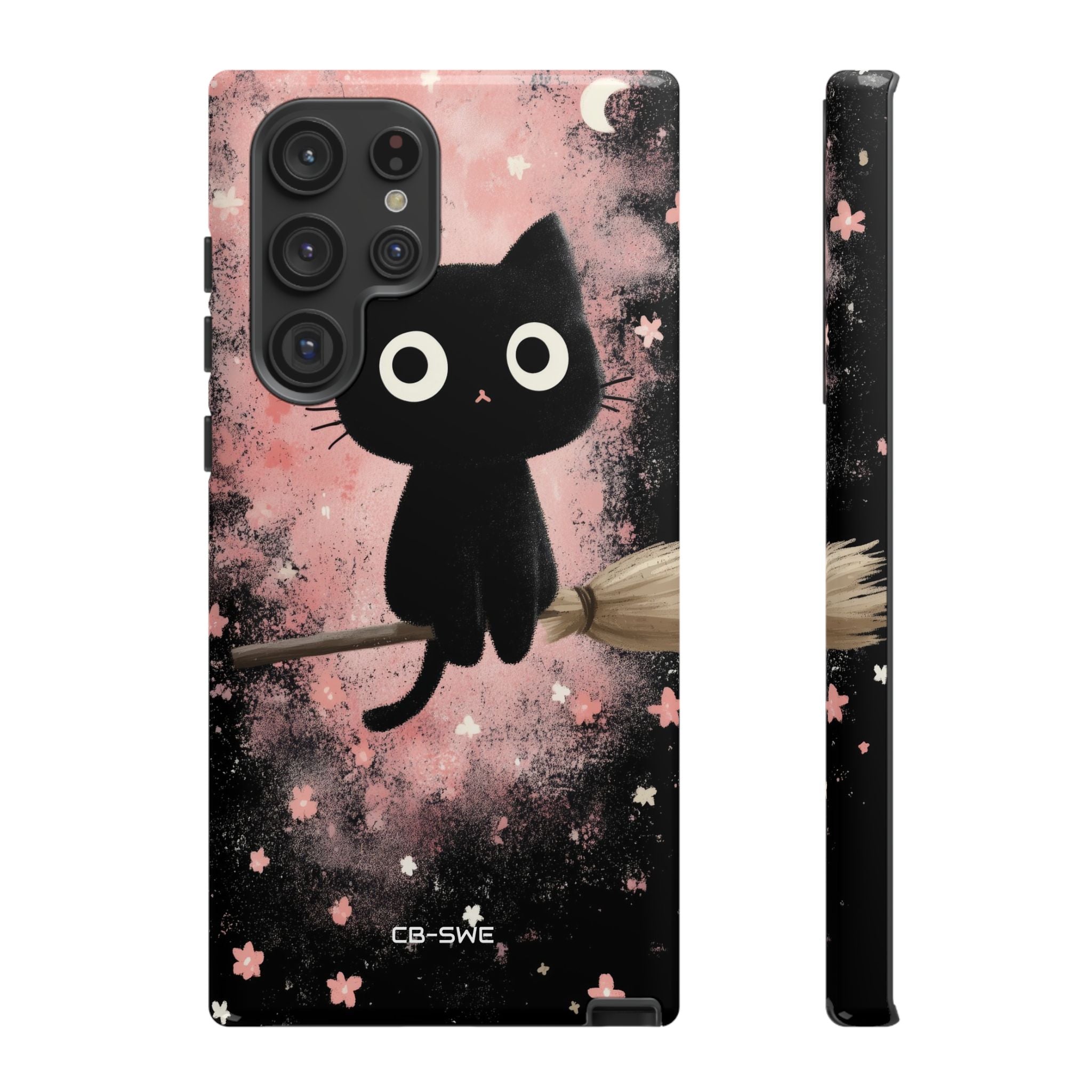 Whimsical Cat Soars - Samsung Case