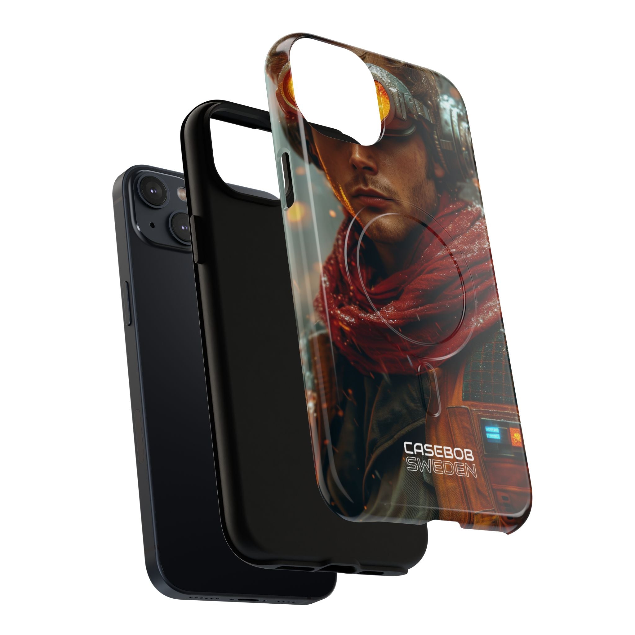 Futuristic Steampunk Explorer iPhone 14 - Tough+