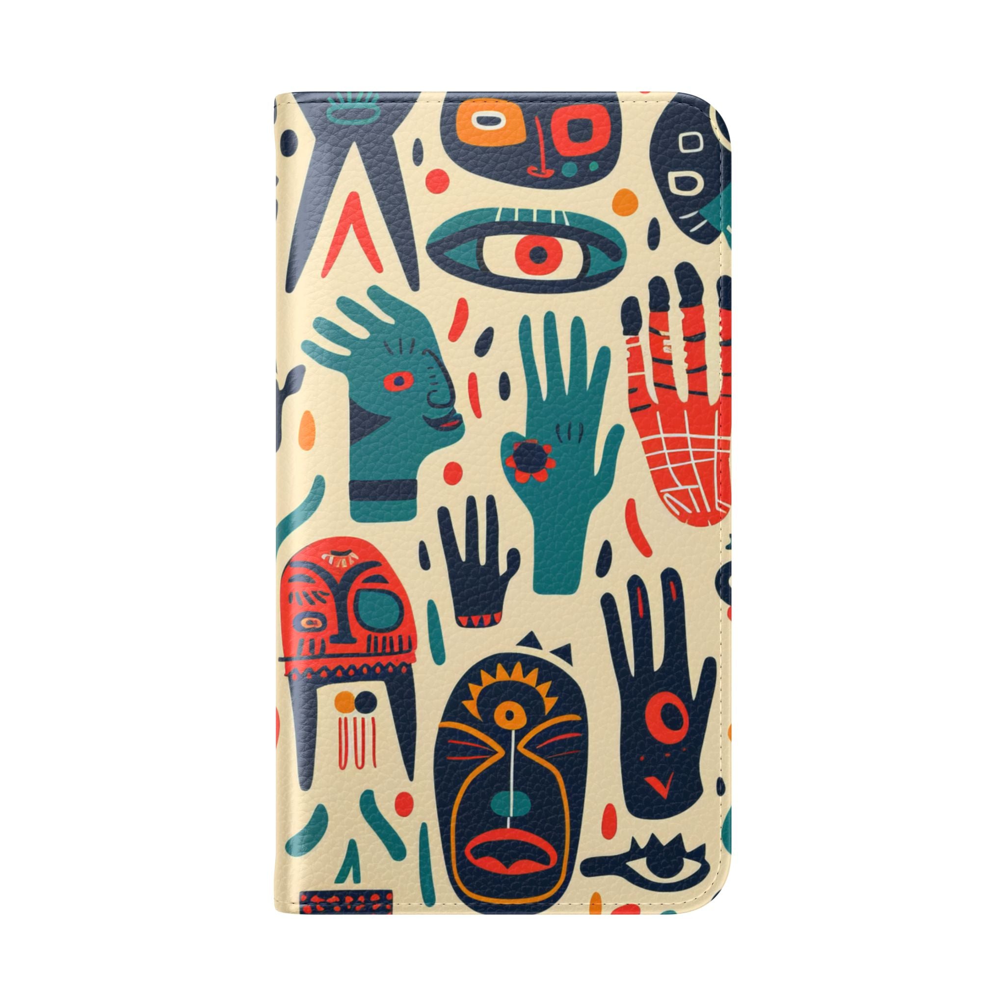 Tribal Faces - Samsung S23 Case - Wallet