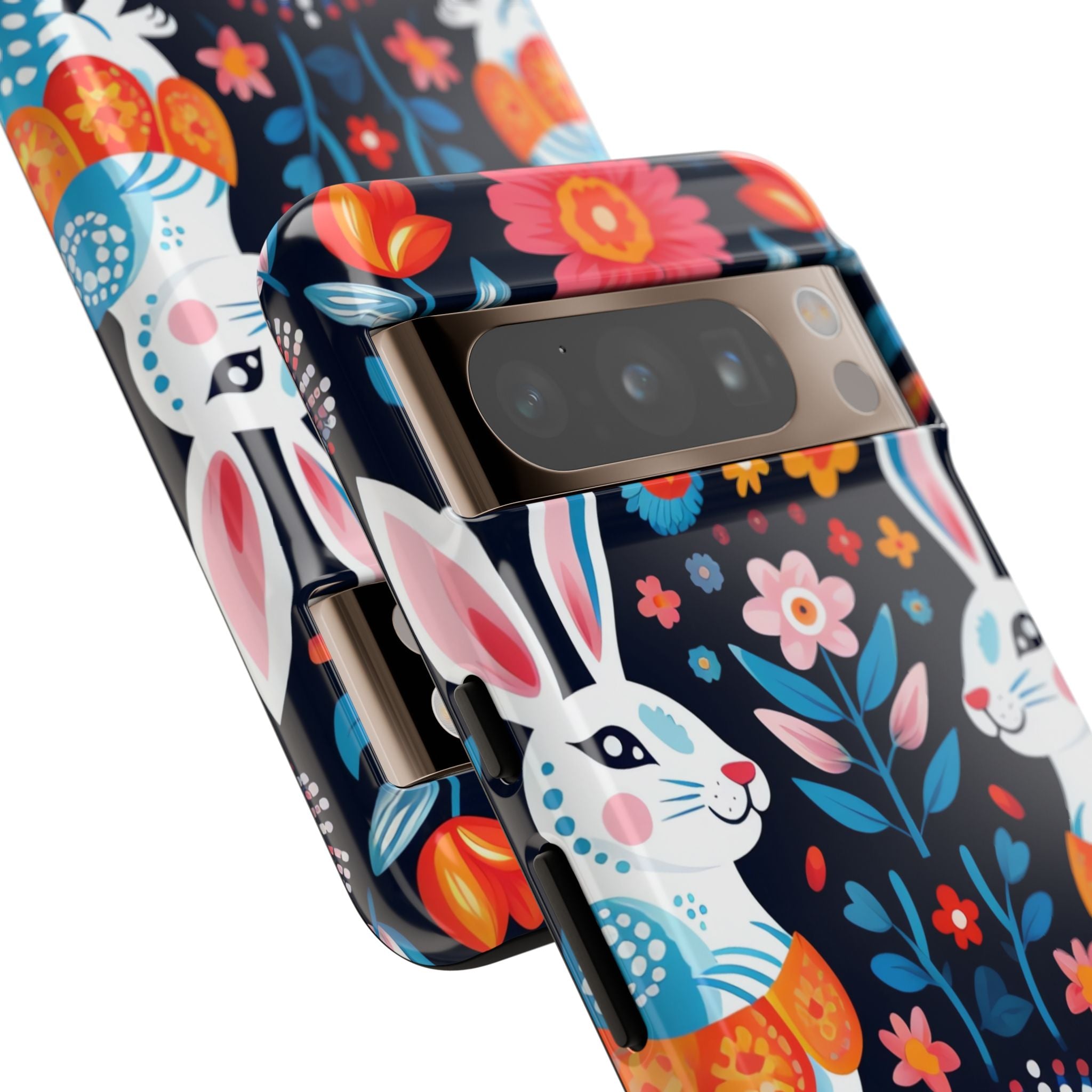 Bunnies Hop Flowers - Google Pixel Case