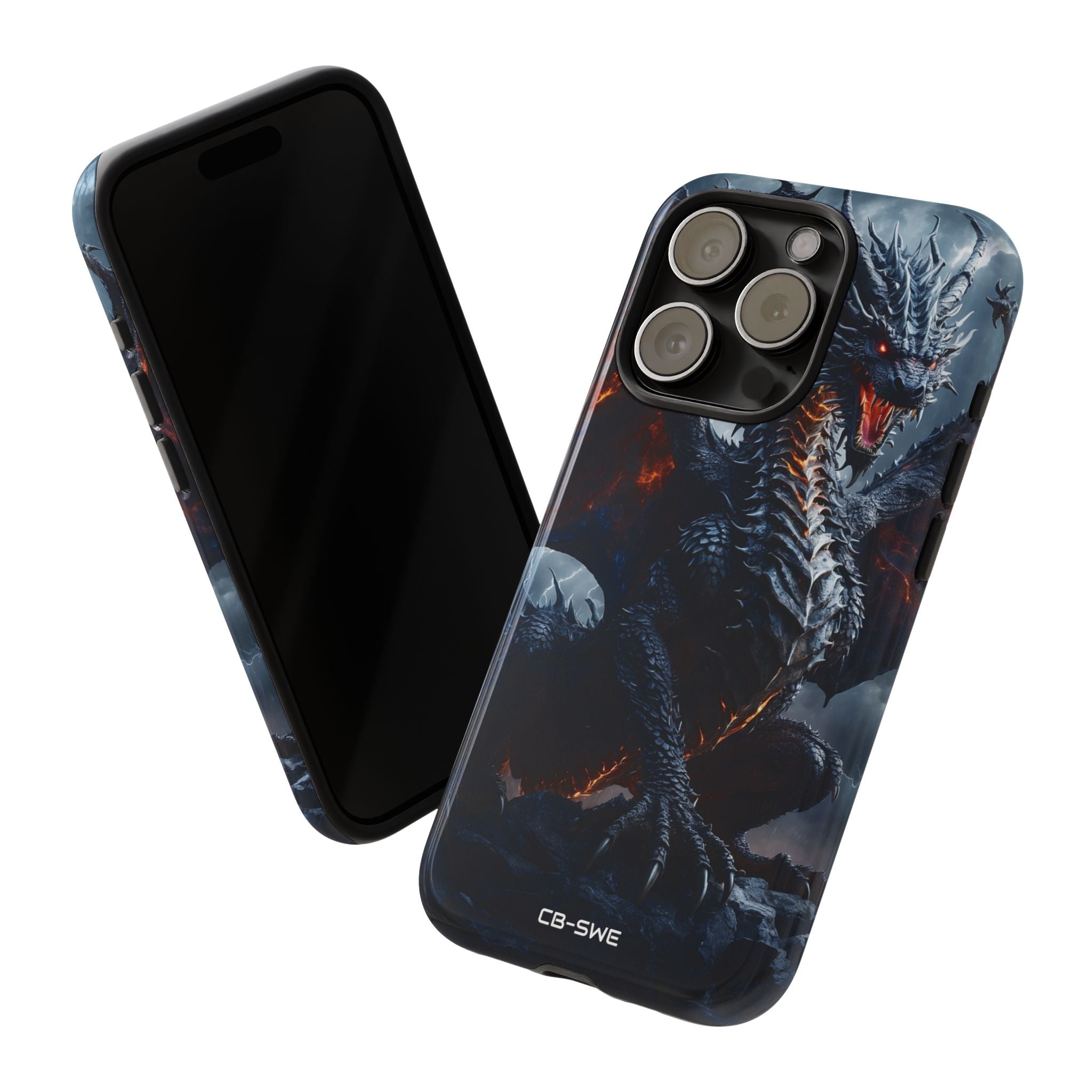 Fiery Wings Unleashed - iPhone Case