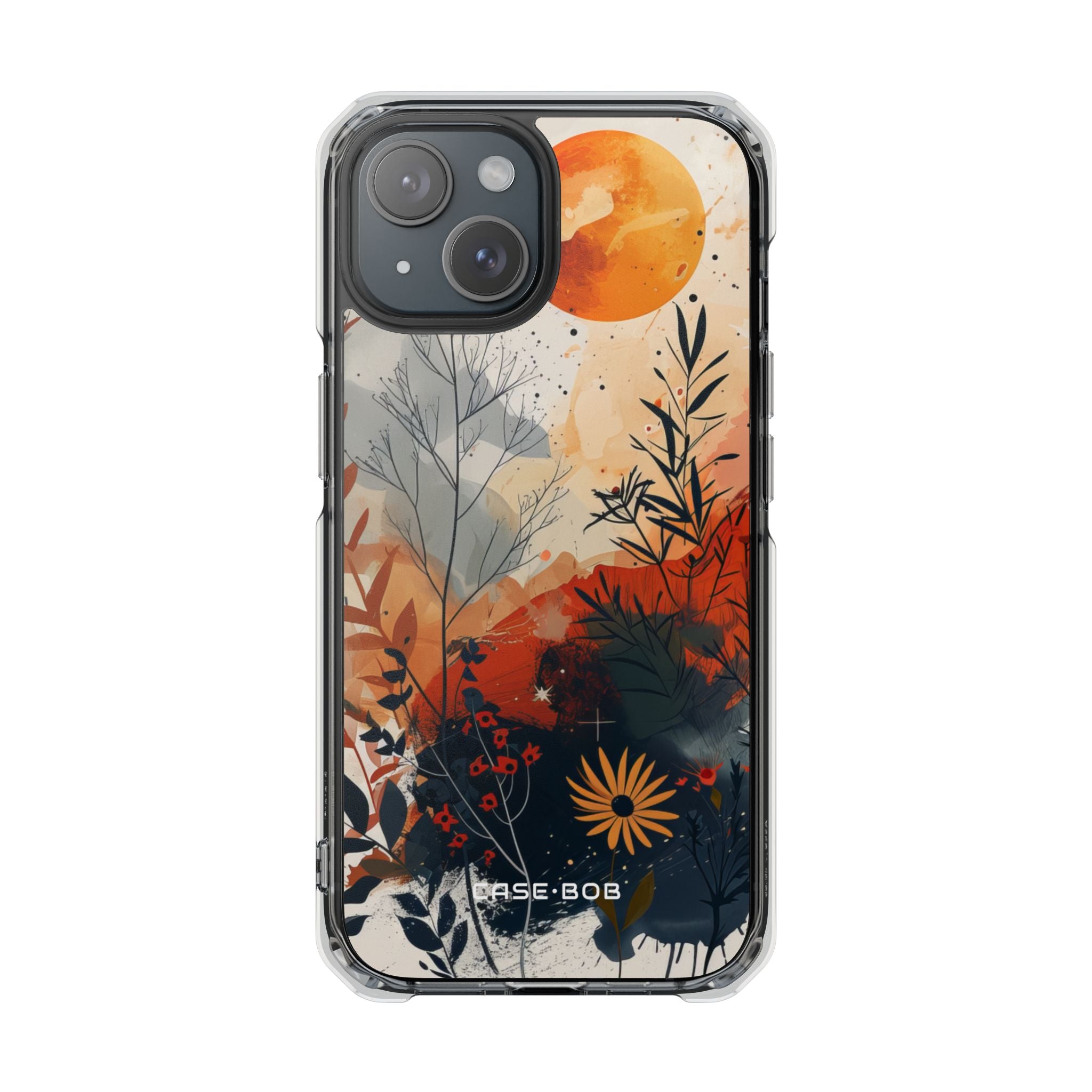 Orange Orb Breeze iPhone 15 Case - Impact