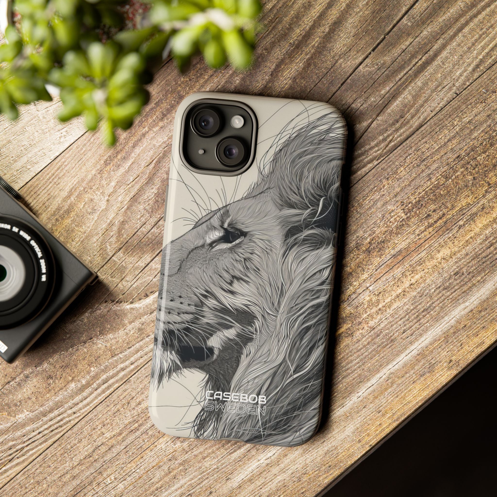 Profilo Leone Maestoso iPhone 15 - Tough