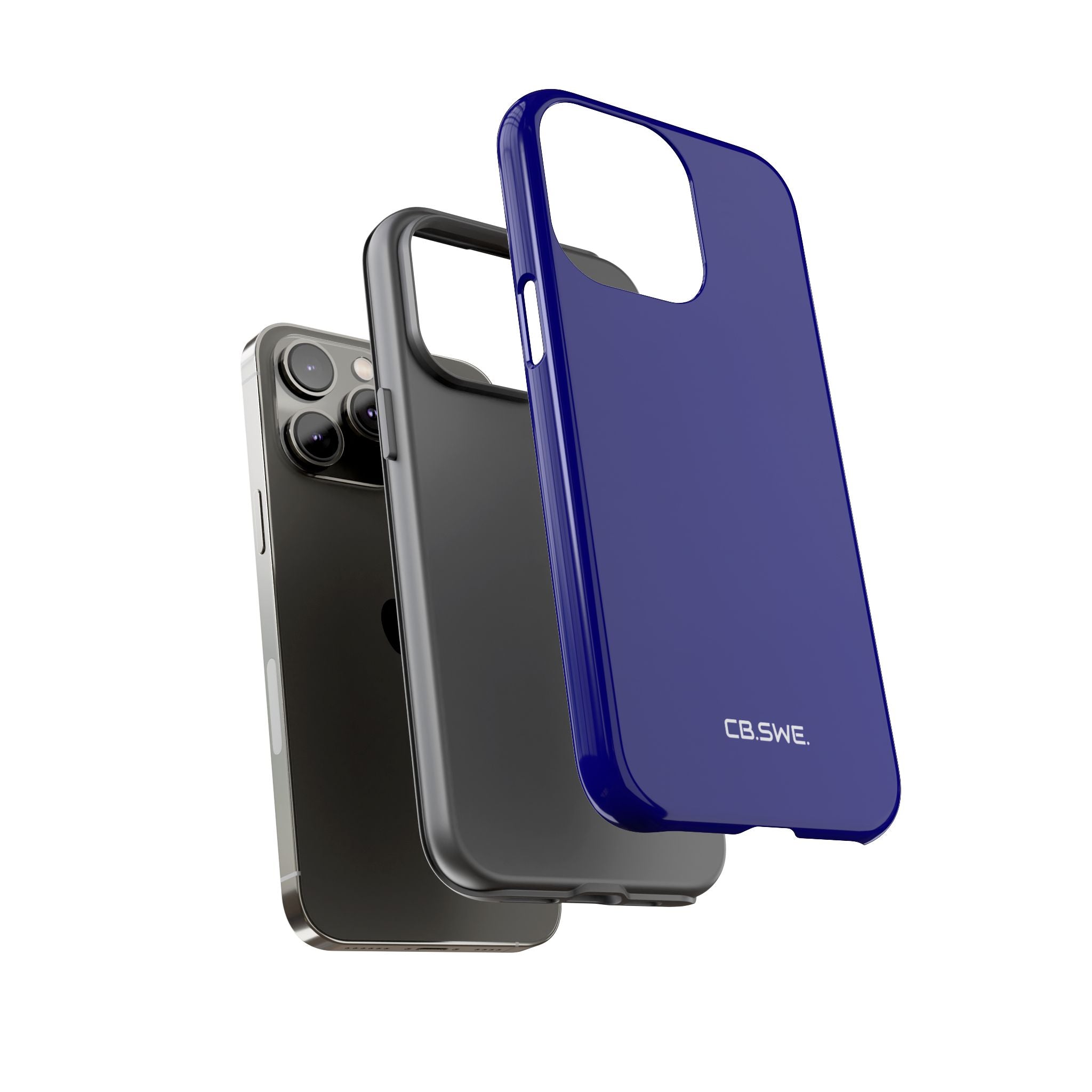 Navy Blue iPhone Case - Tough