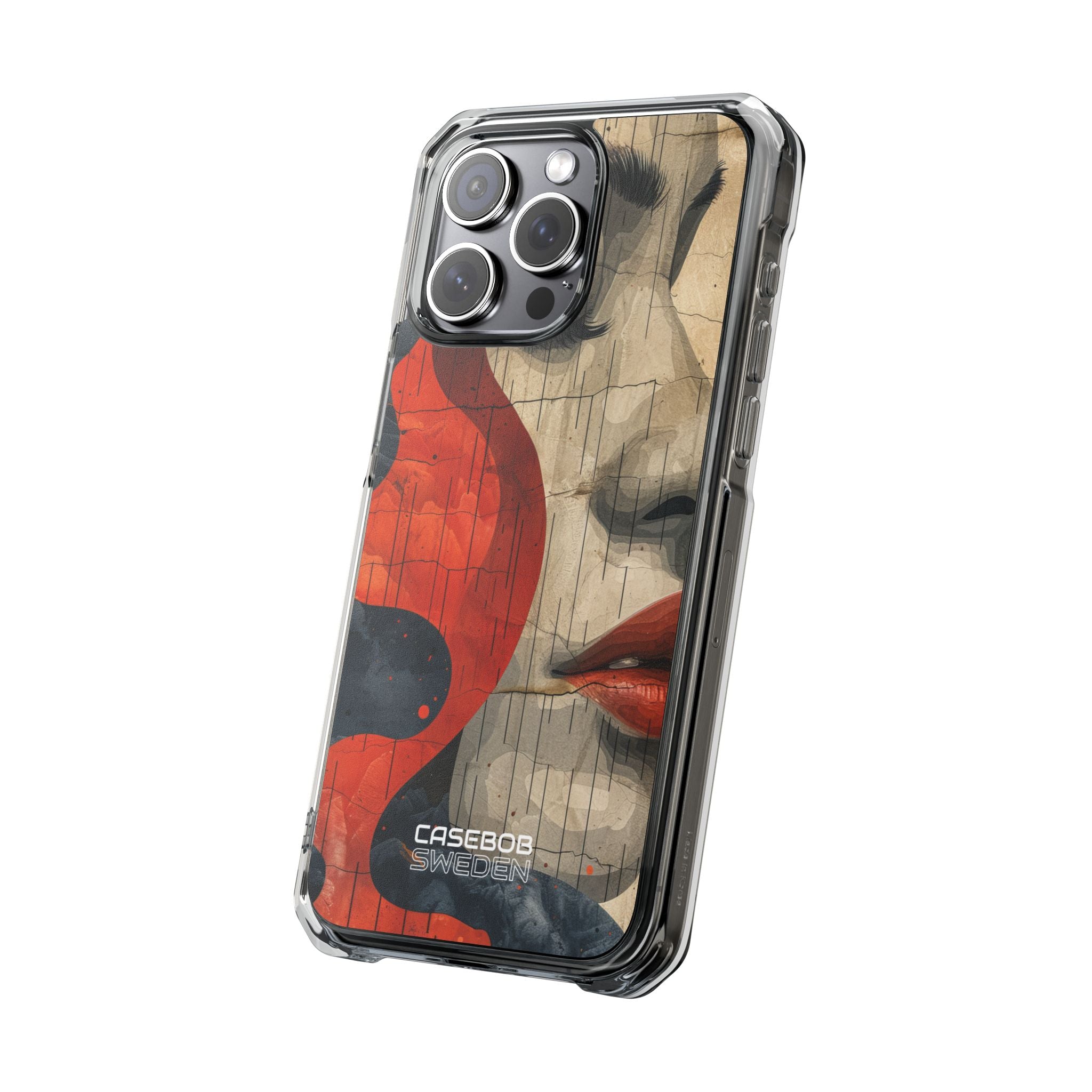 Crimson Flow Profile iPhone 15 - Impact Clear+