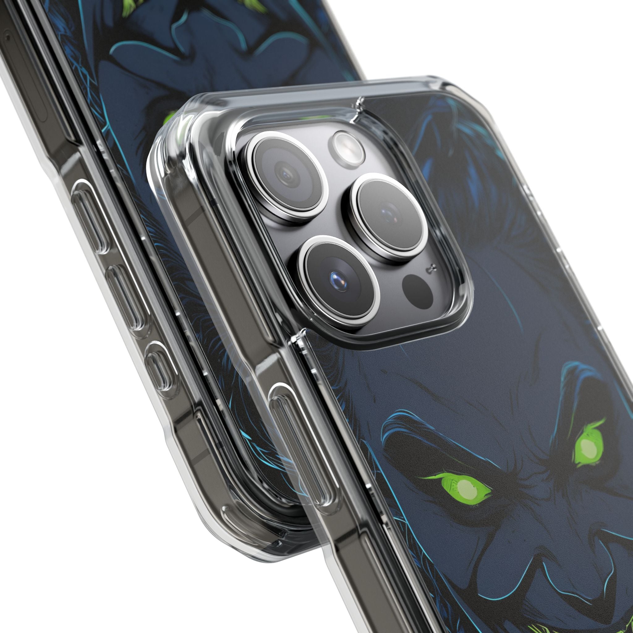 Glowing Eyes Dark Fiend iPhone Case - Impact