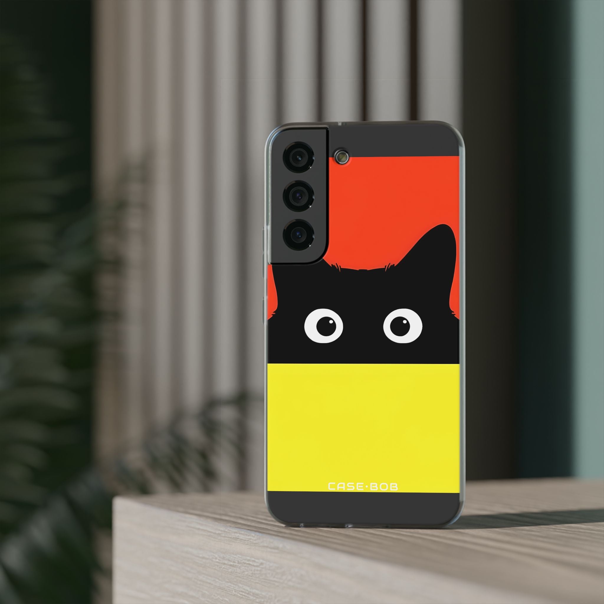 Peekaboo Cat Crimson Samsung S22 - Soft