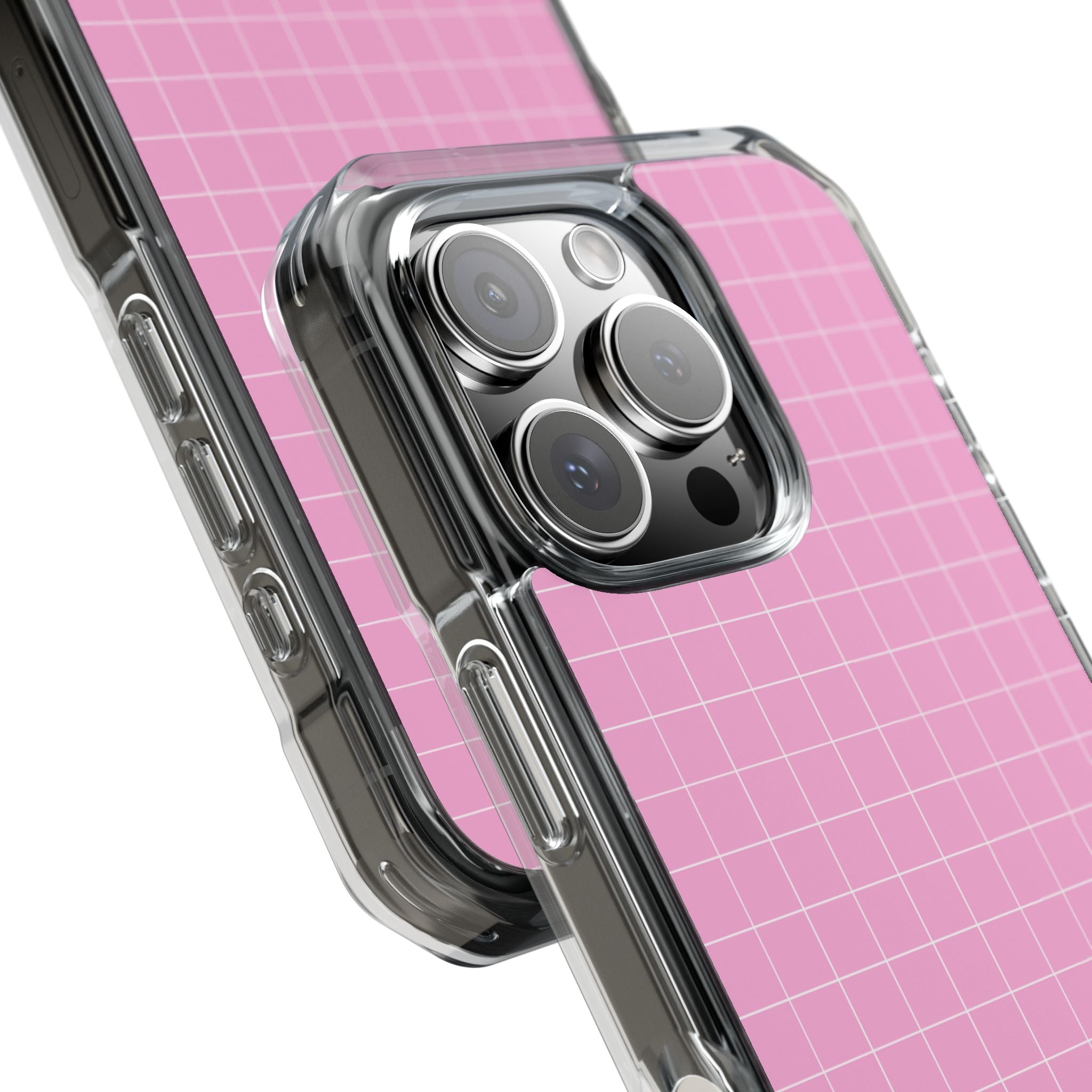 Pink Squares Align iPhone Case - Impact