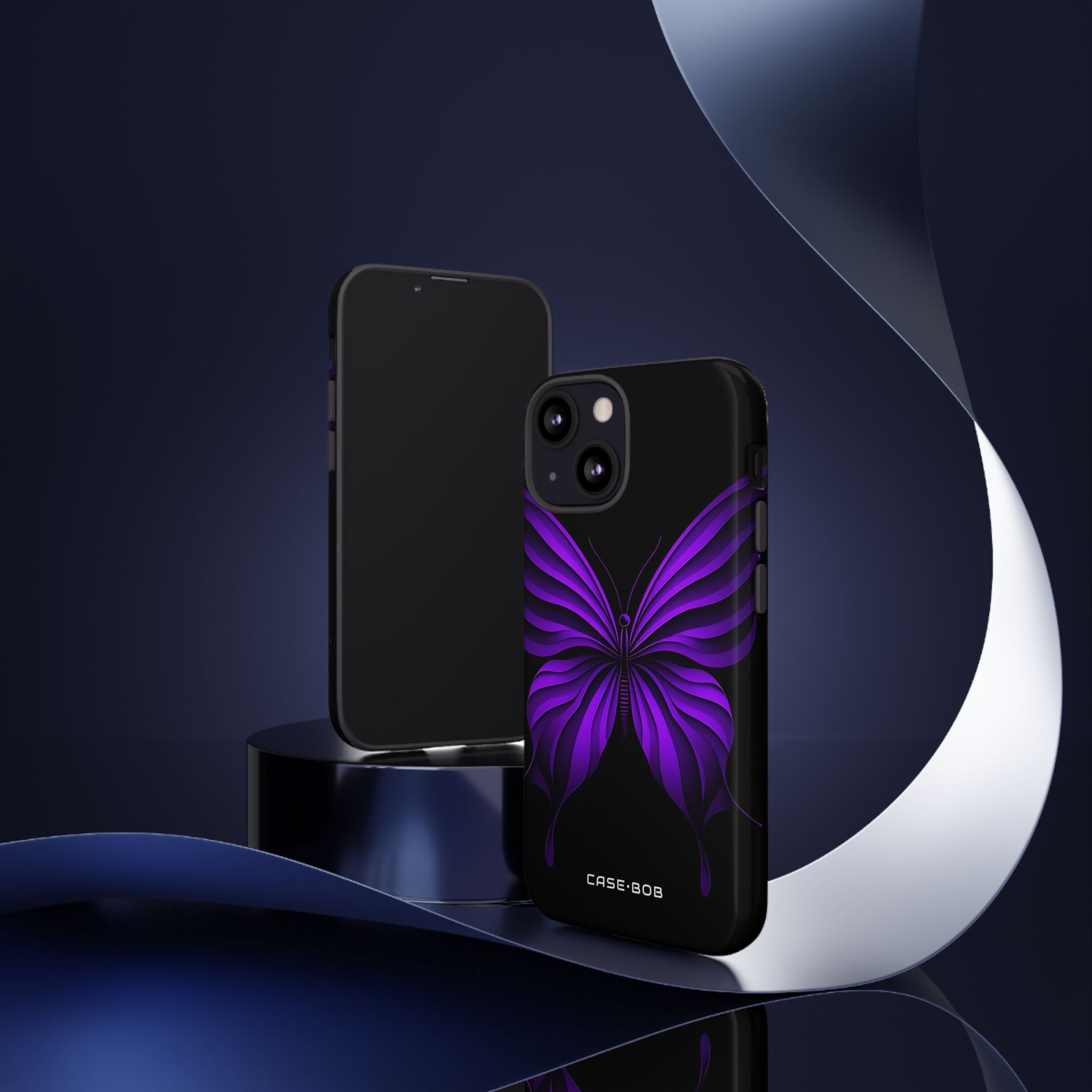 Violet Monarch iPhone 13 Mini Case - Tough