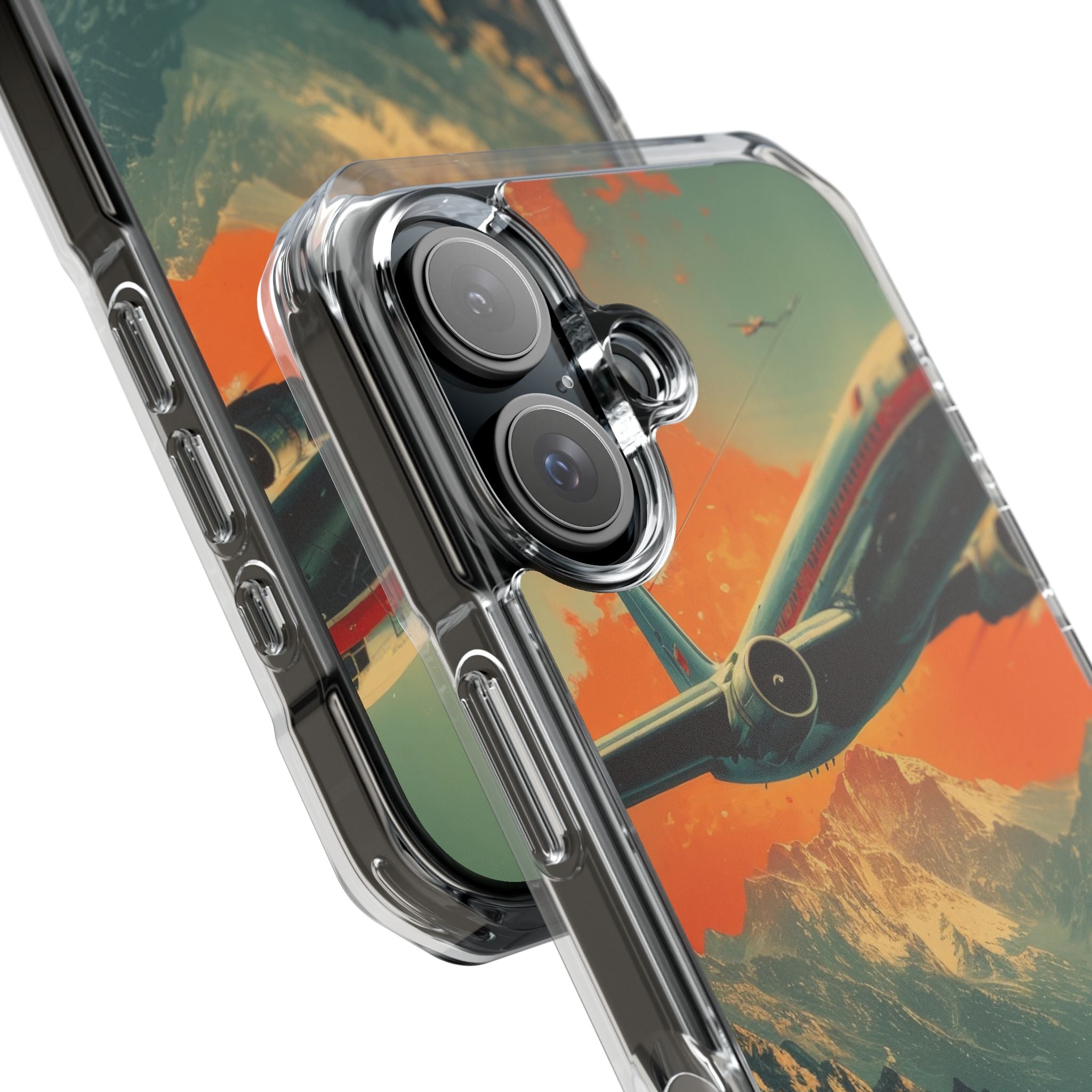 Soaring Mountain Flight iPhone 16 - Impact Clear+