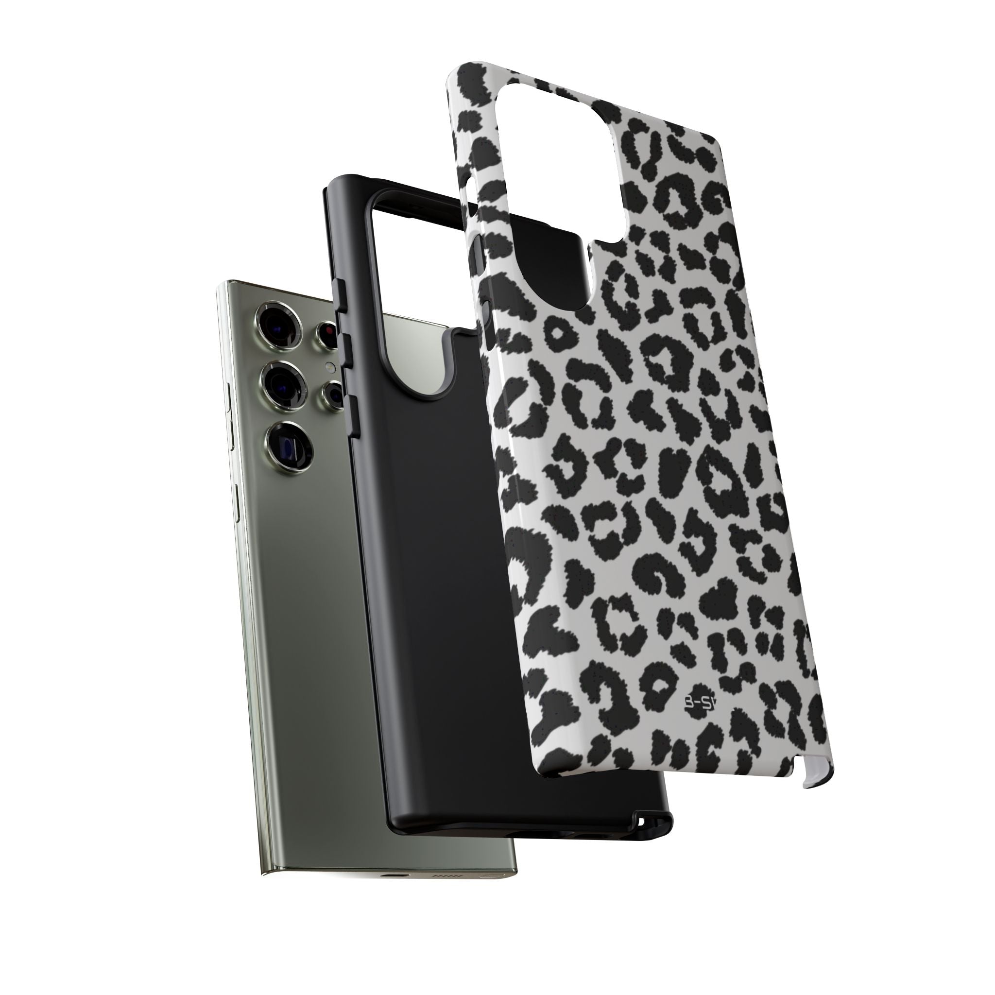 Monochrome Leopard Essence - Samsung Case