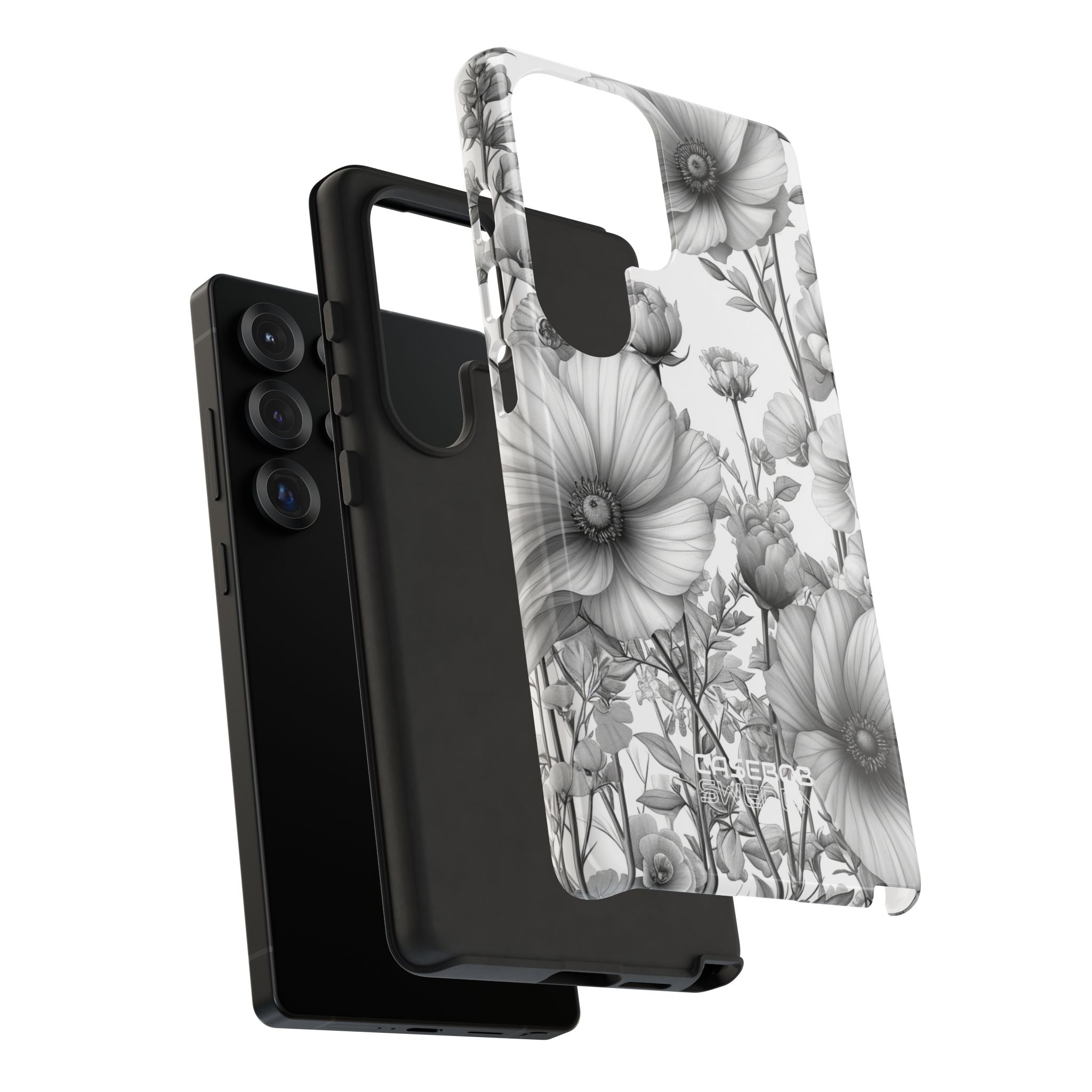 Incisione floreale vintage Samsung S25 - Tough