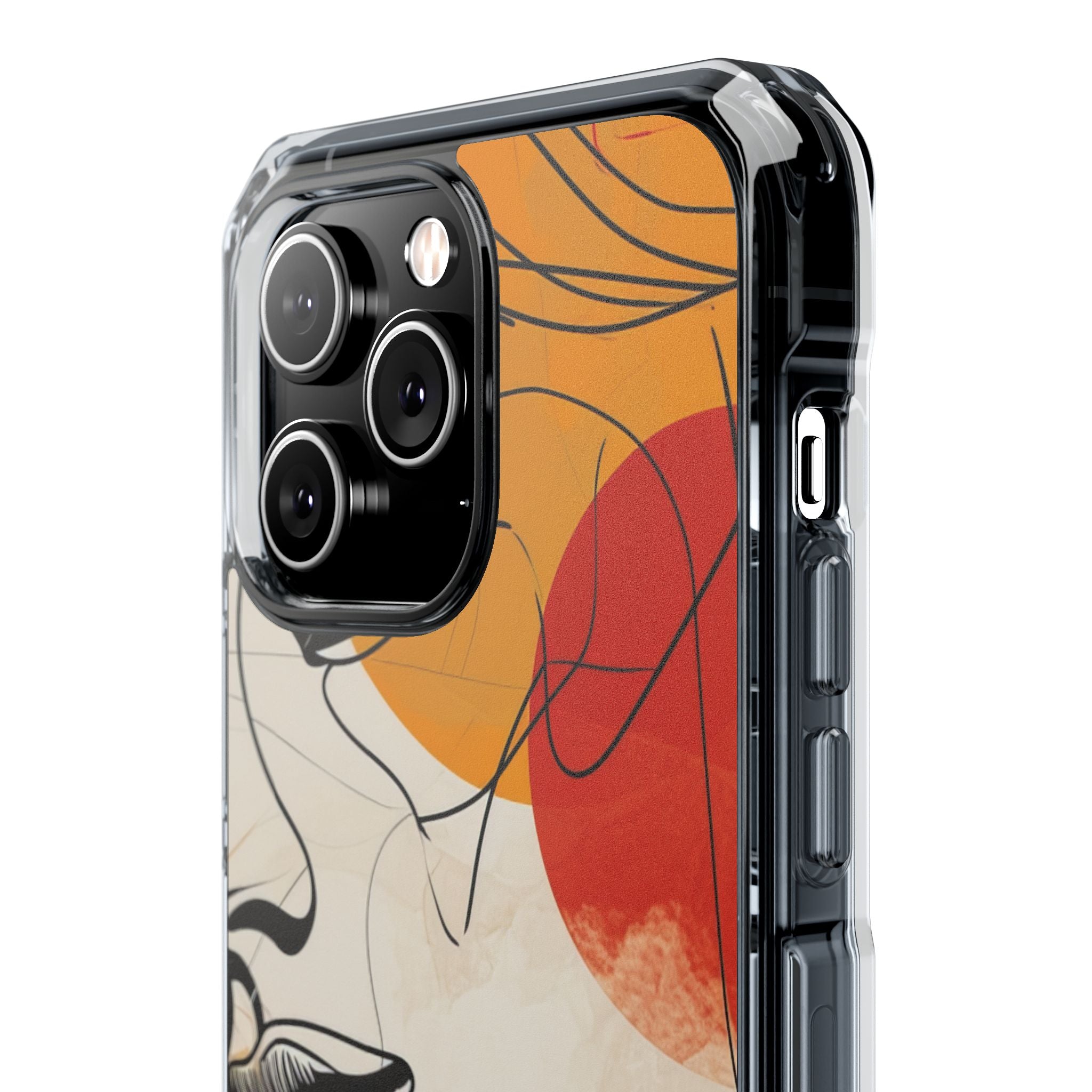Fluid Face Lines iPhone 14 - Impact Clear+