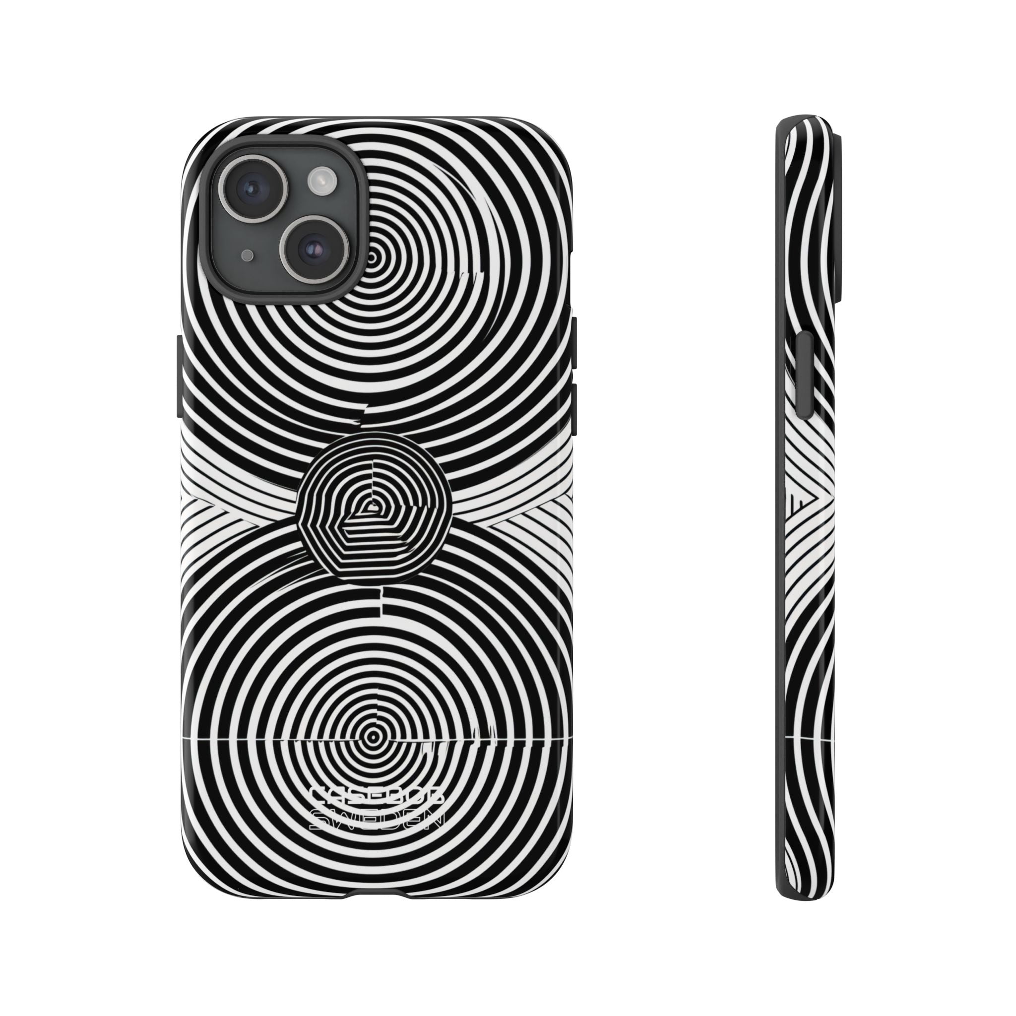 Spirale Monocromatica in Movimento iPhone 15 - Tough
