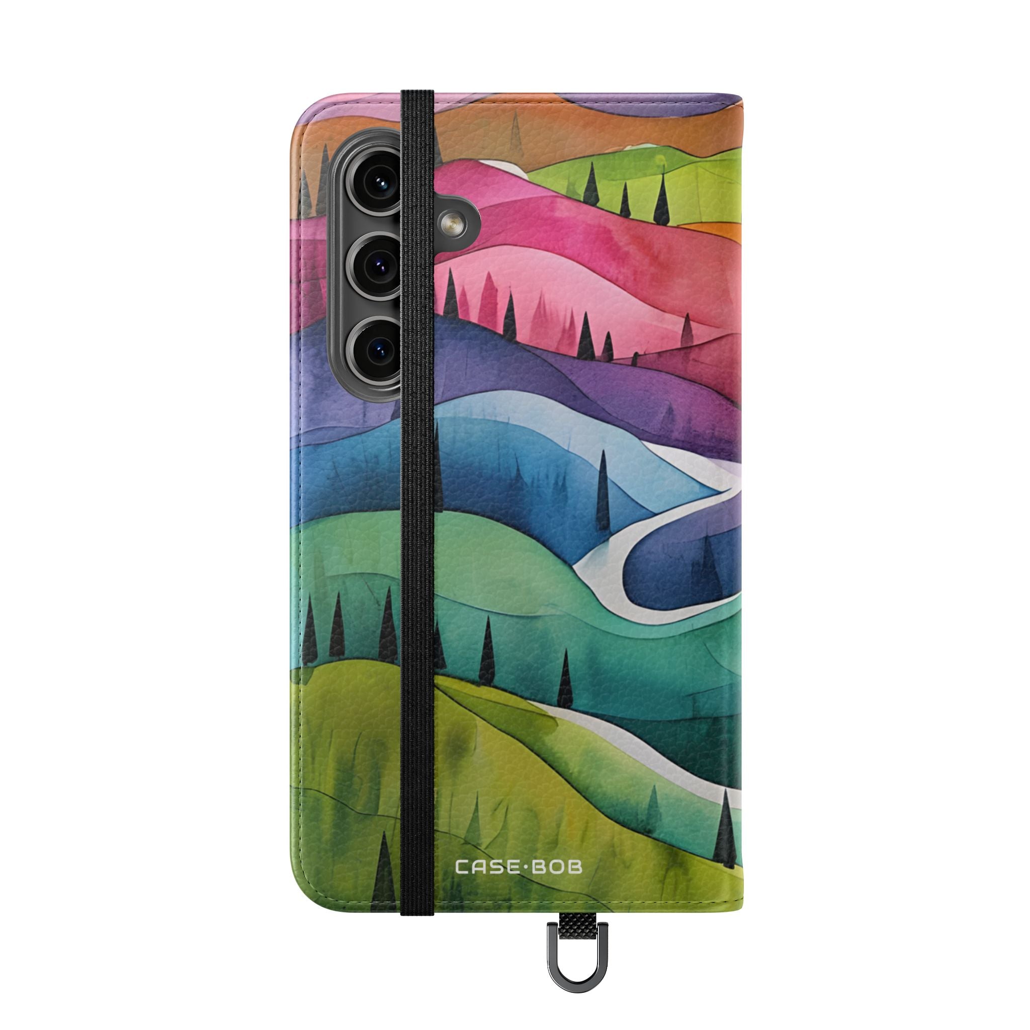 Valkoinen polku - Samsung S24 -lompakkokotelo