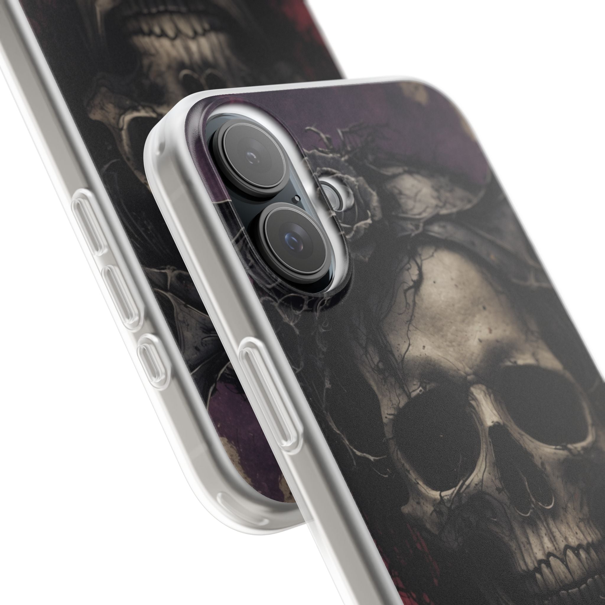 Skull Crown iPhone 16 Plus Case - Soft