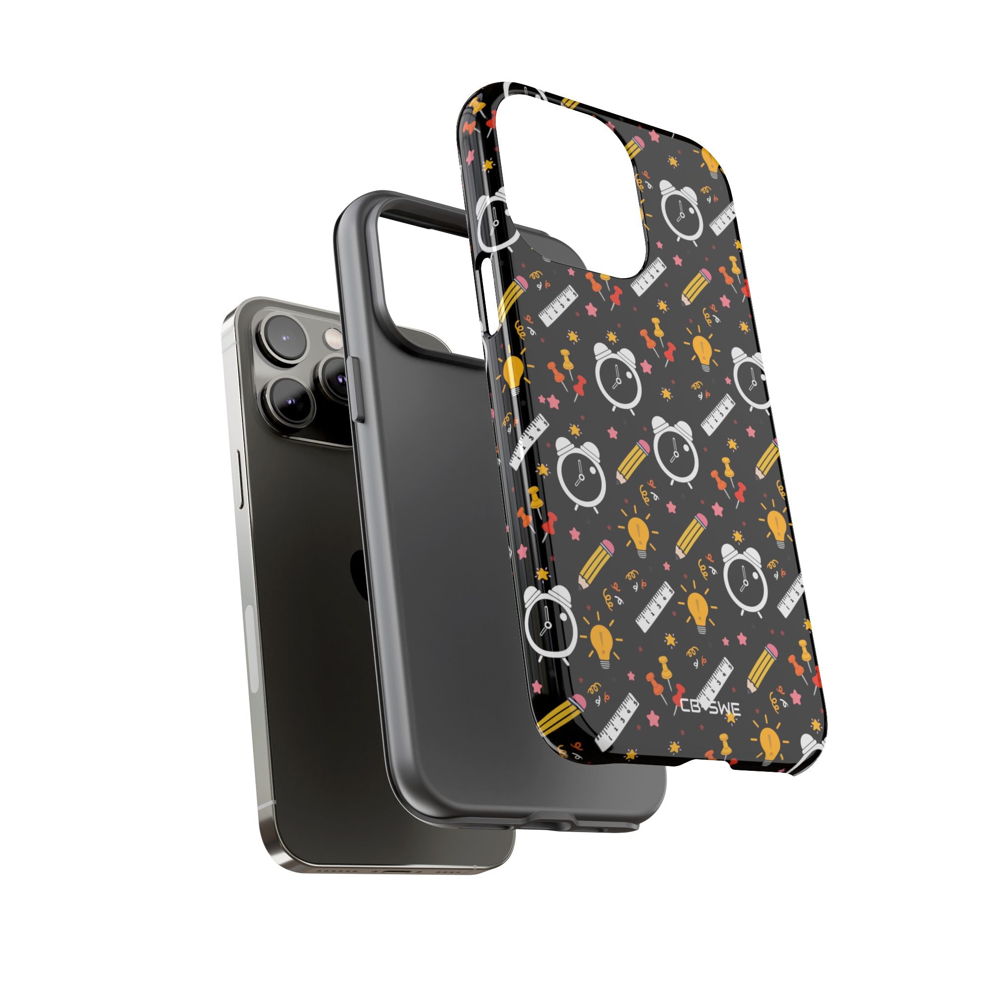 Bright Pencils Twirl - iPhone Case