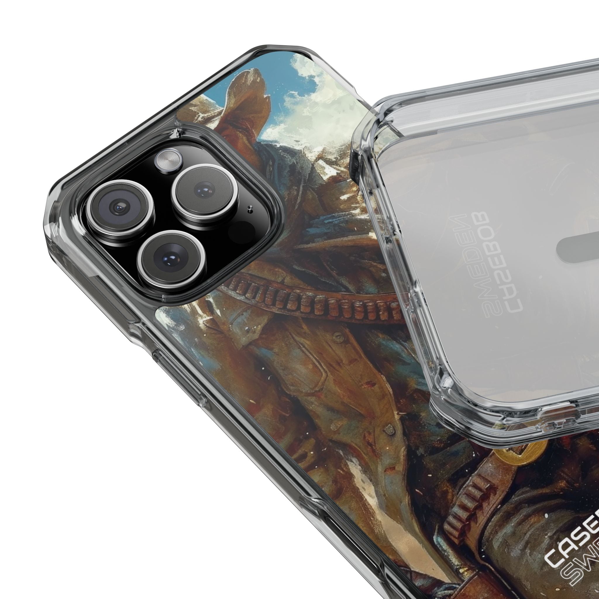 Western Horizon Rider iPhone 16 - Impact Clear+