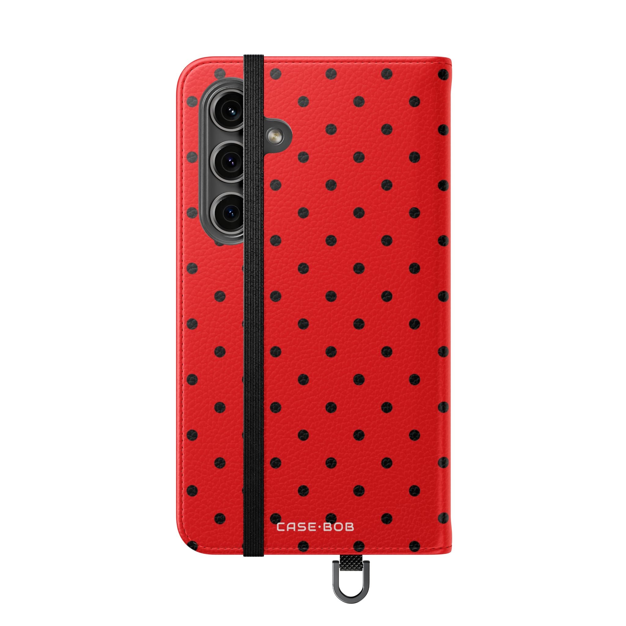 Black Dot Grid - Samsung S24 Case - Wallet