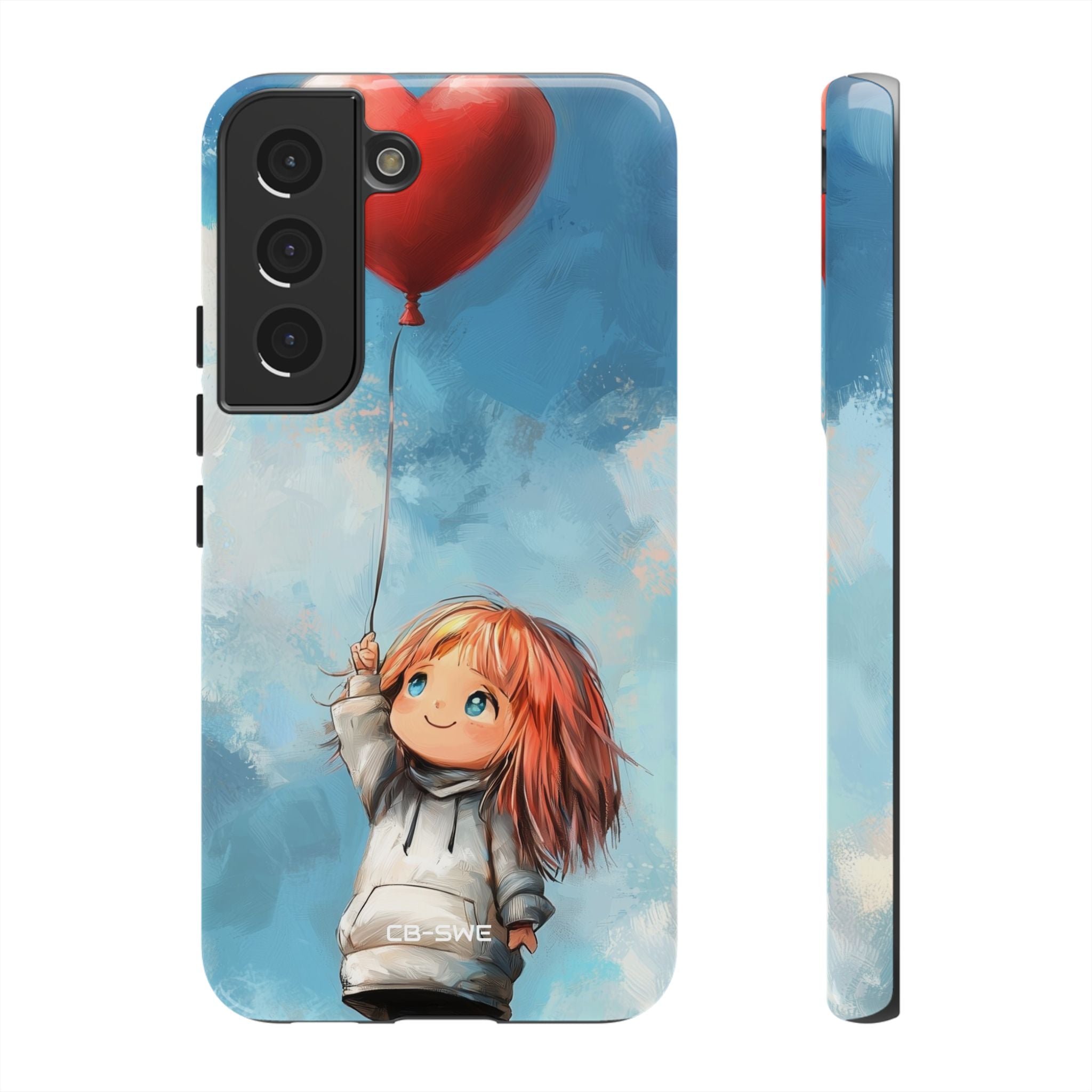Joyful Girl Reaches - Samsung Case
