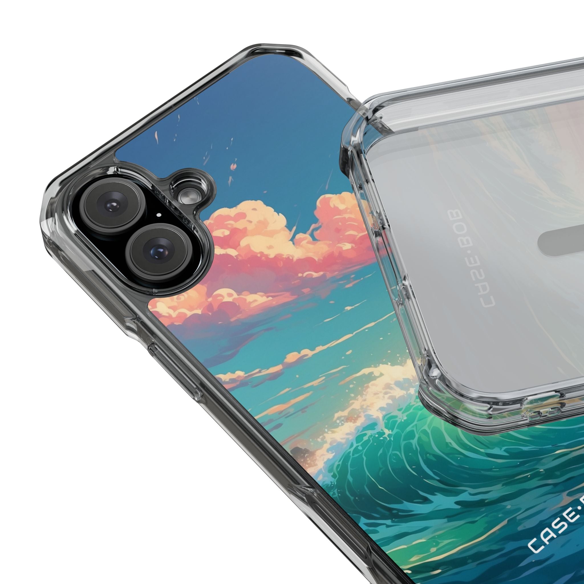 Turquoise Curl iPhone 16 Plus Case - Impact