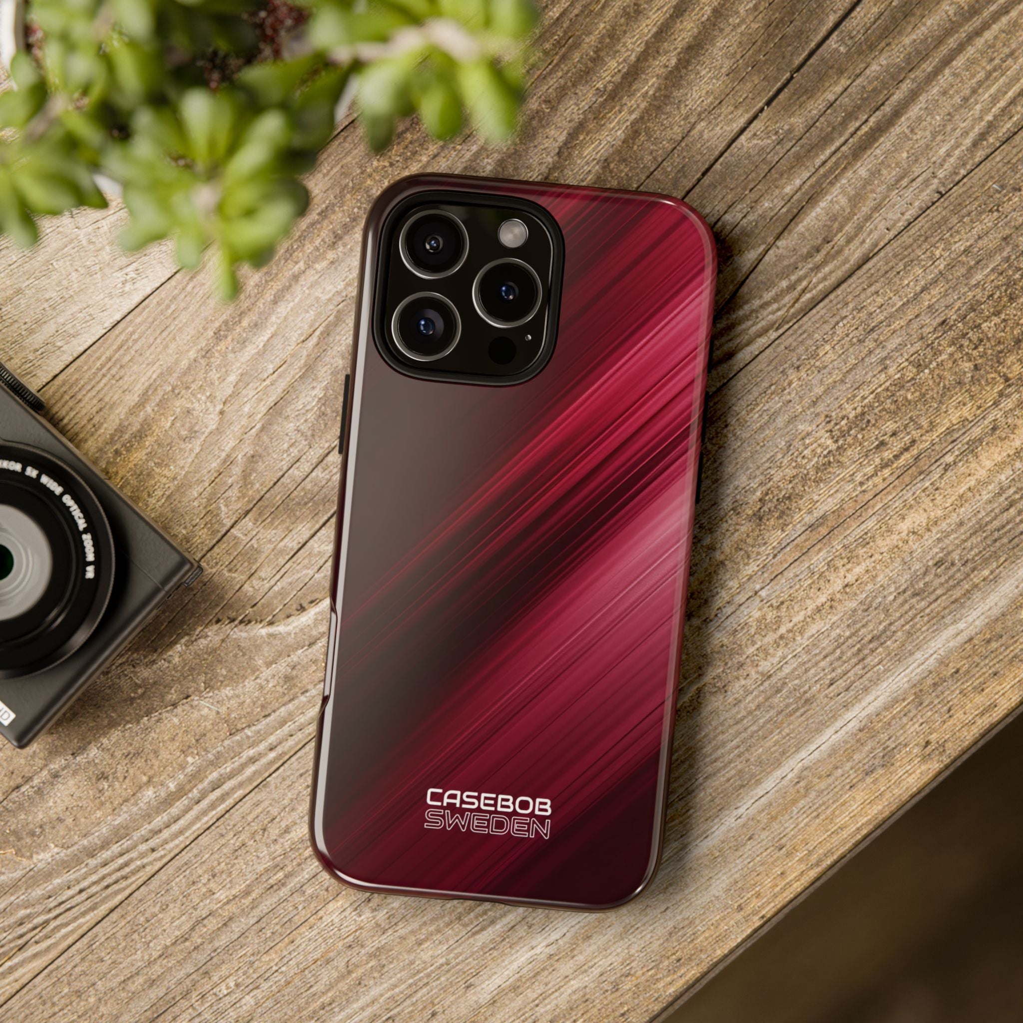Crimson Drift Motion iPhone 16 - Tough