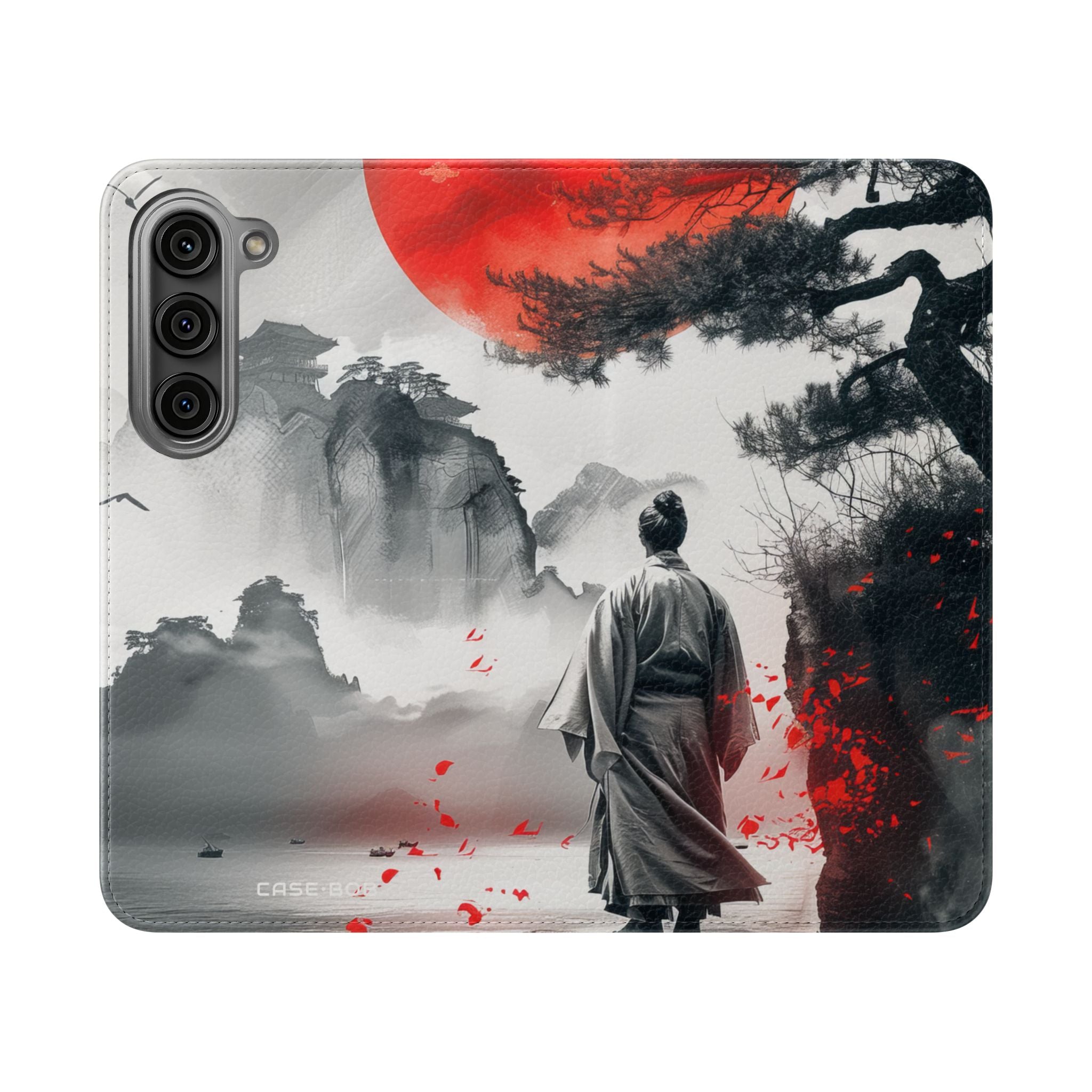 Red Sun Serenity - Samsung S23 Case - Wallet