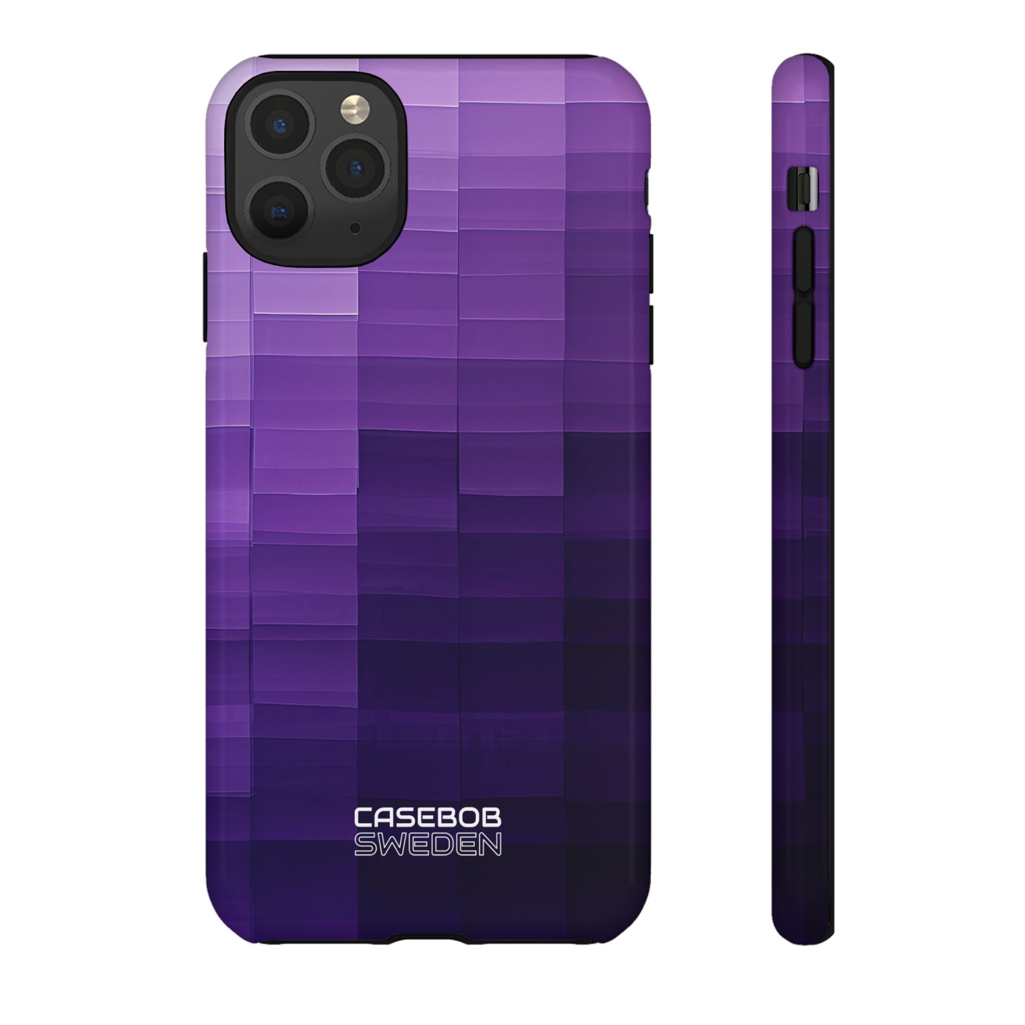 Purple Horizon Grid iPhone 11 - Tough