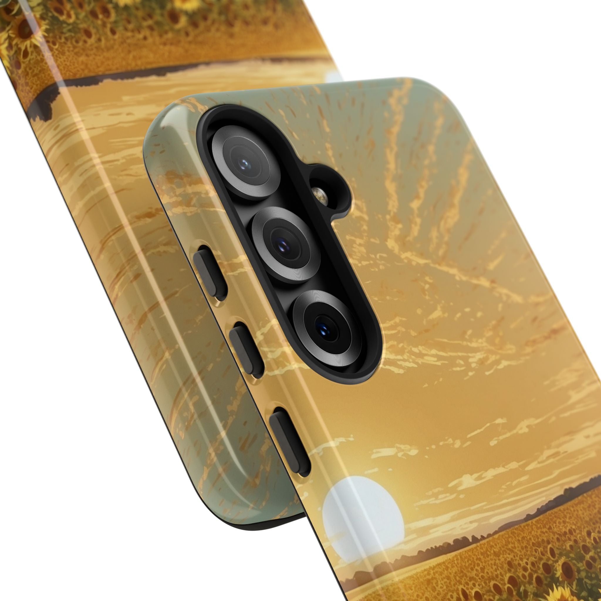 Sunflowers Embrace Sunset - Samsung Case