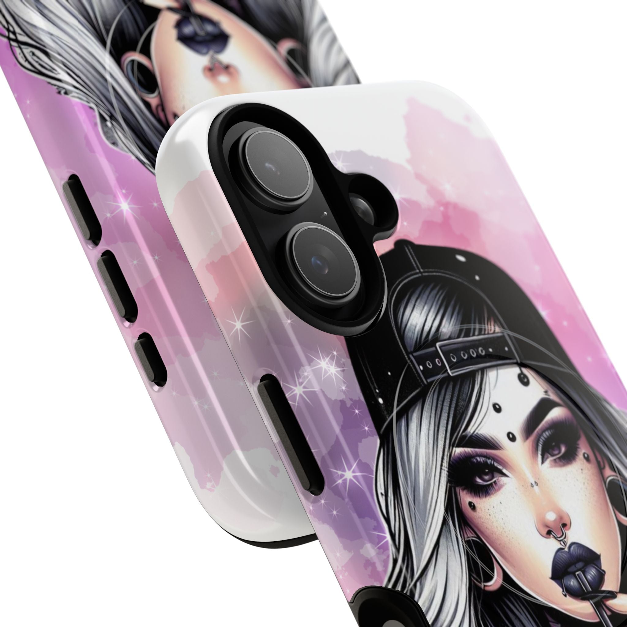 Silver Sip Nebula iPhone 17 Case - Tough+