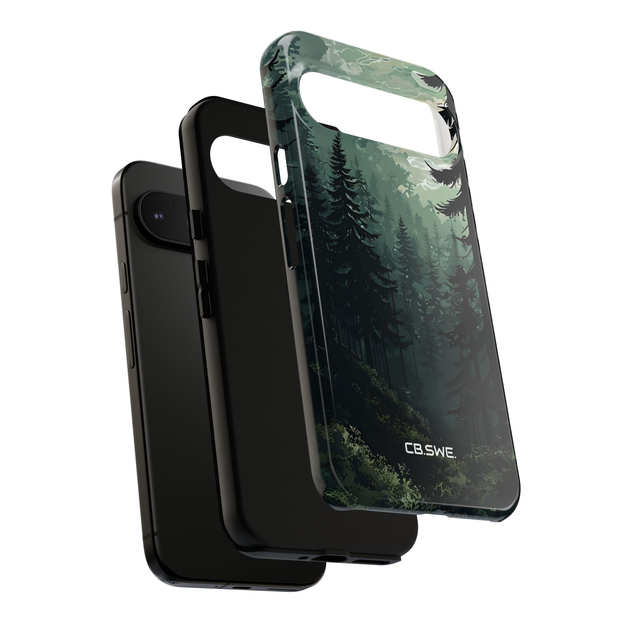 Serene Forest Landscape Phone Cover Google Pixel 9 - Tough