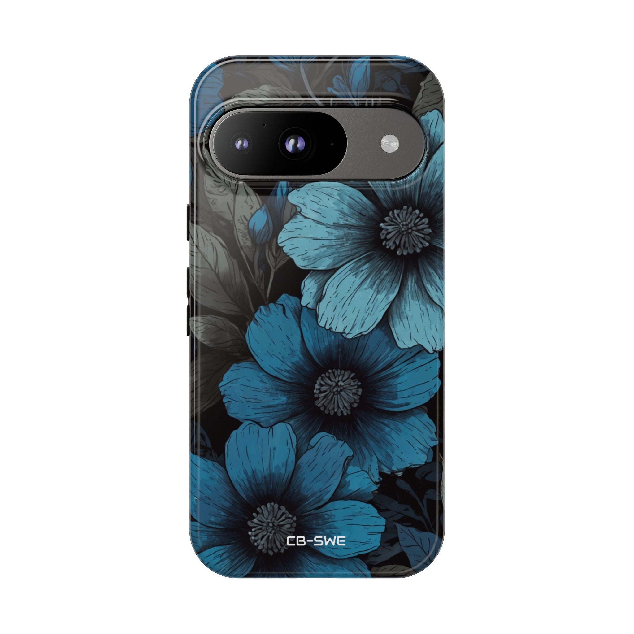 Blue Blooms Shine - Google Pixel Case
