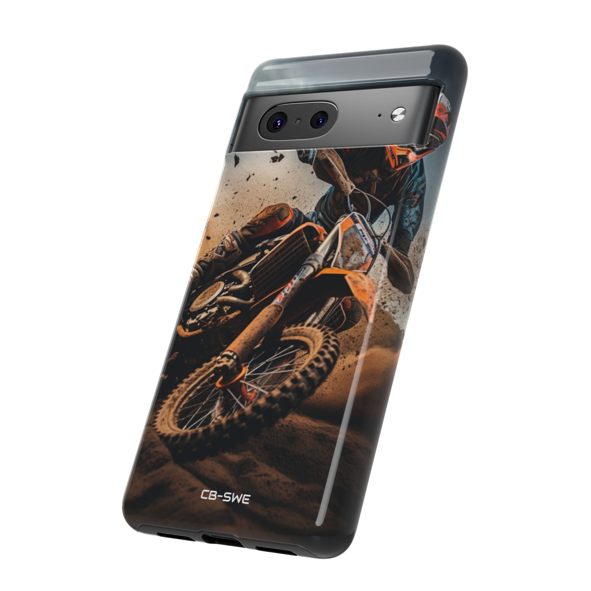 Rider Amidst Desert Fury - Google Pixel Case