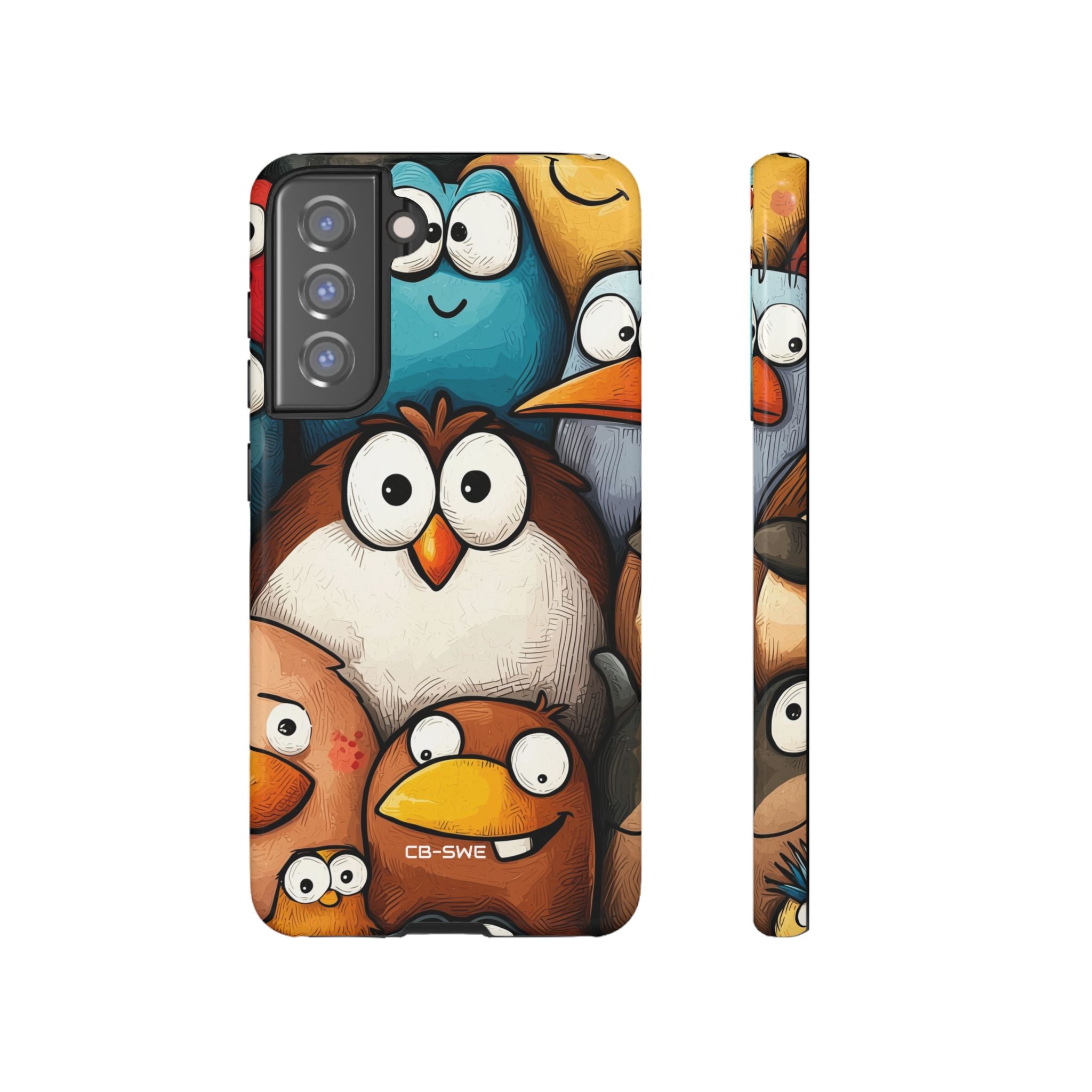 Whimsical Birds Gather - Samsung Case
