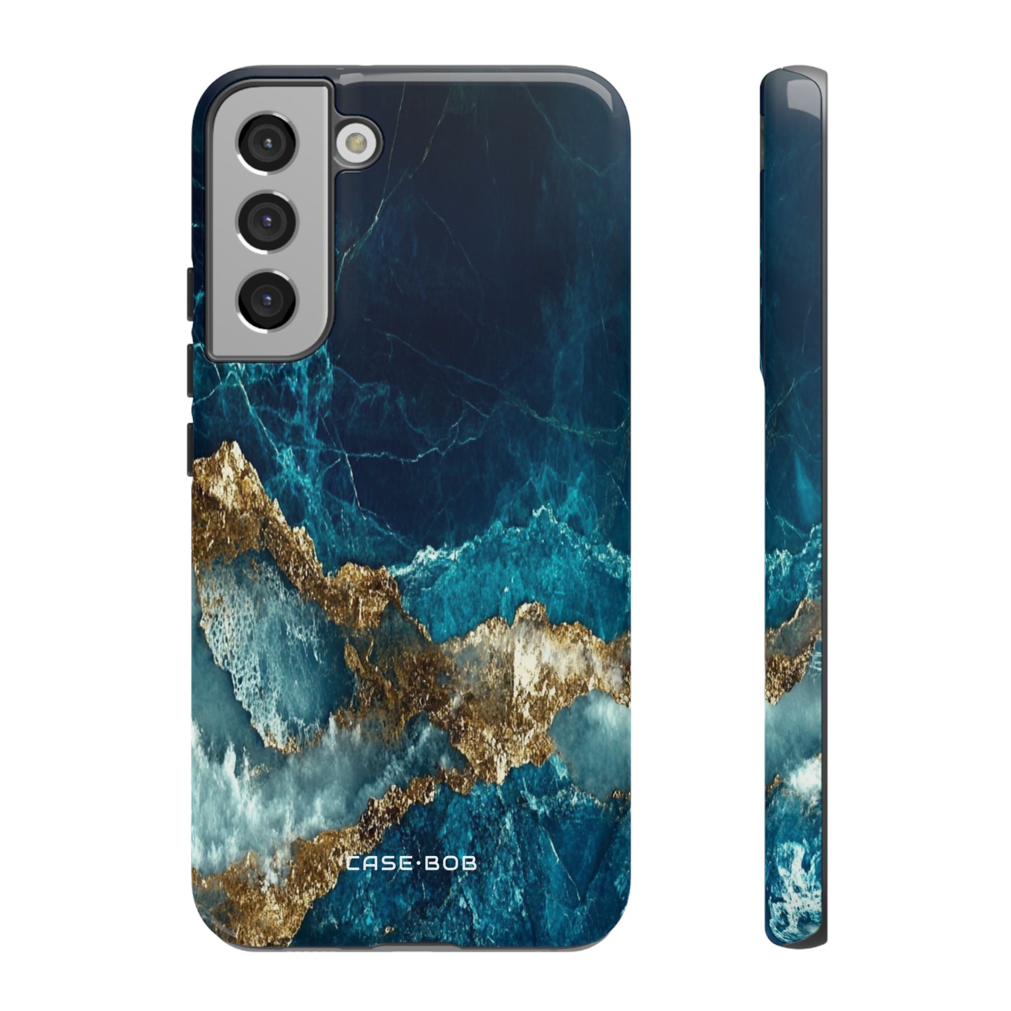 Jagged Gold Split Samsung S22 Plus Case - Tough