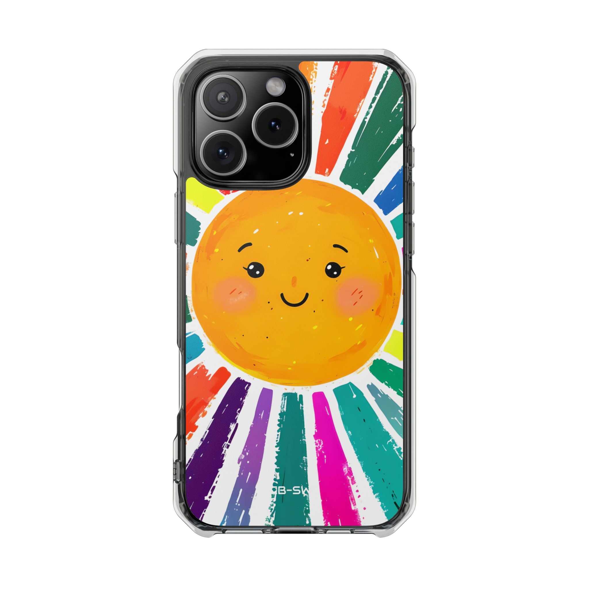 Radiant Smiling Sun iPhone Case - Impact
