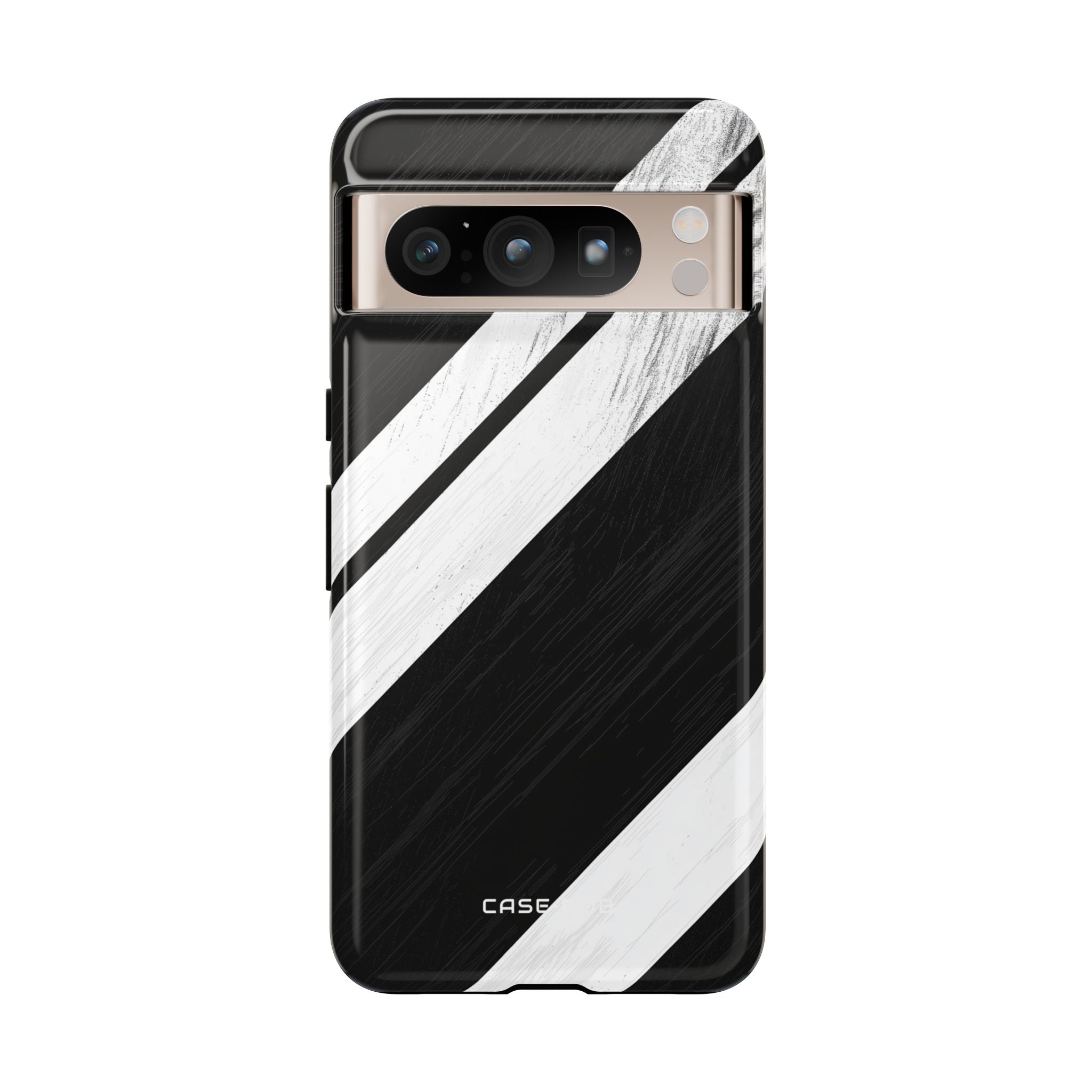 Distressed Stripe Motion Google Pixel 8 Pro Case - Tough