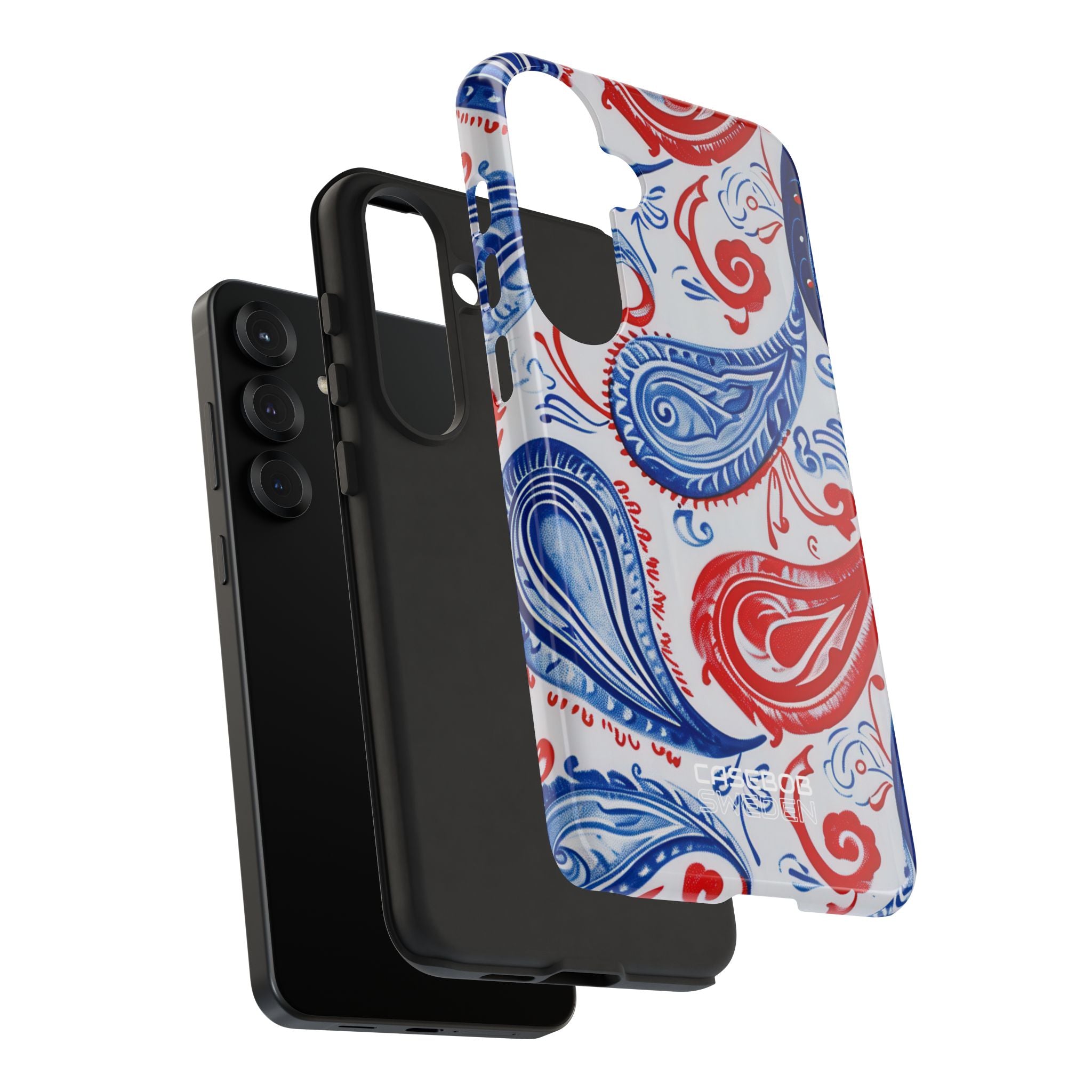 Levendige Paisley Swirls Samsung S25 - Tough