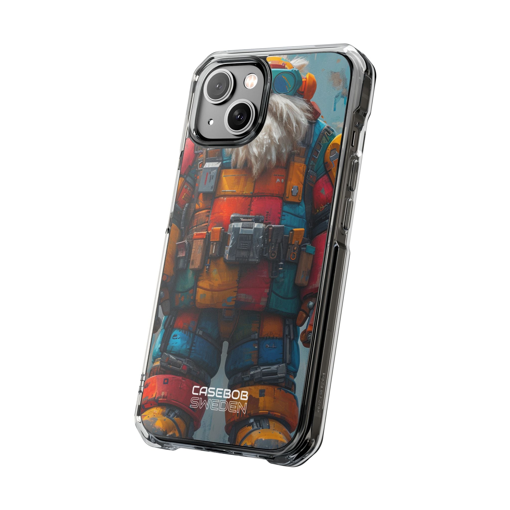 Whimsical Robot Wanderer iPhone 14 - Impact Clear+