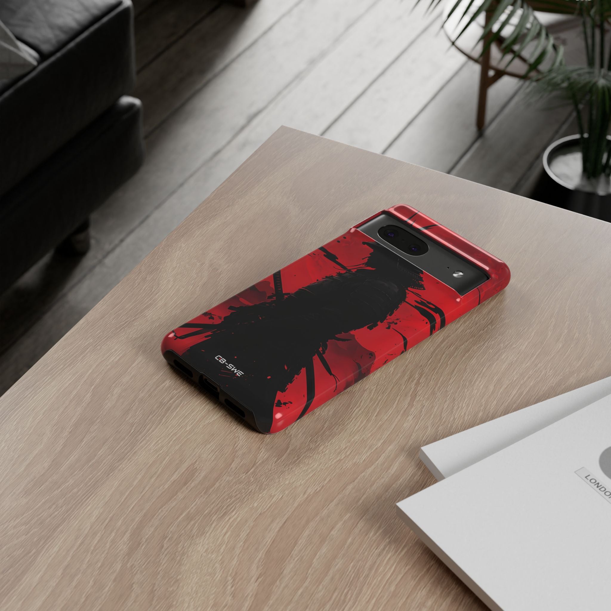 Red Samurai Shadow - Google Pixel Case