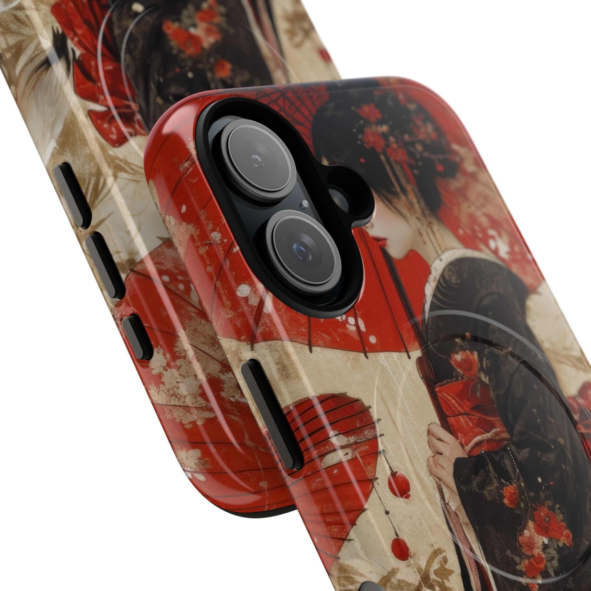 Scarlet Crane Dreams iPhone 16 - Tough+