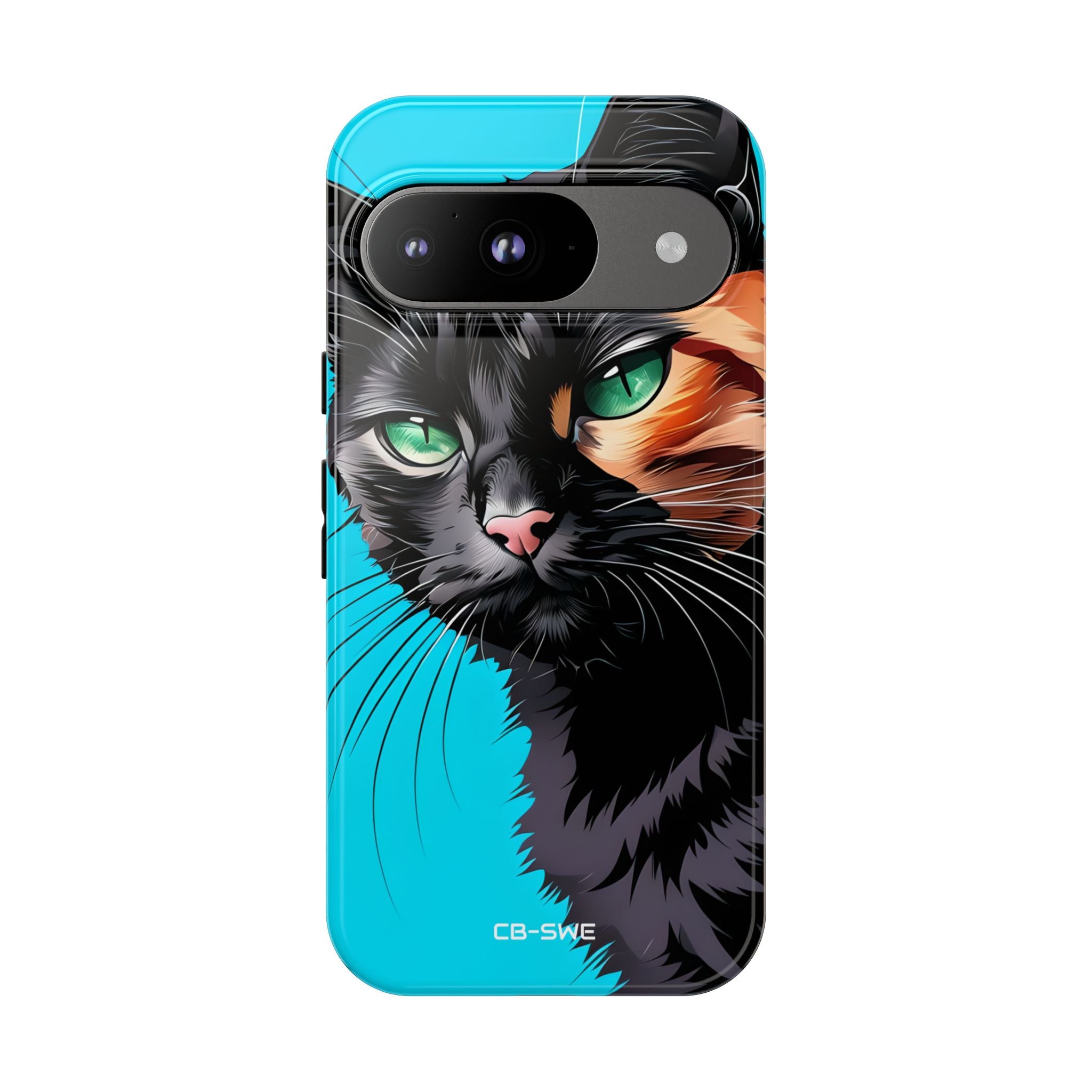 Curious Cat Stare - Google Pixel Case