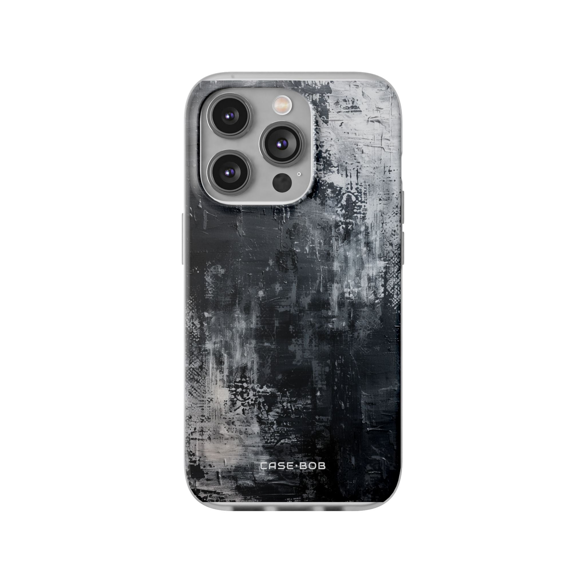 Textured Blackscape iPhone 14 Pro Case - Soft